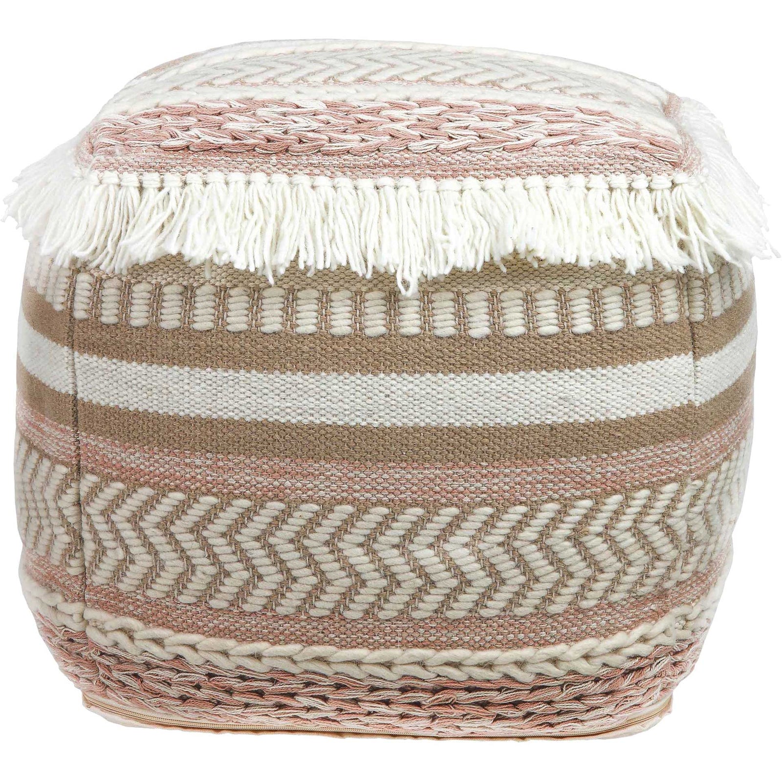 Shaniya Pouf Multi Colored