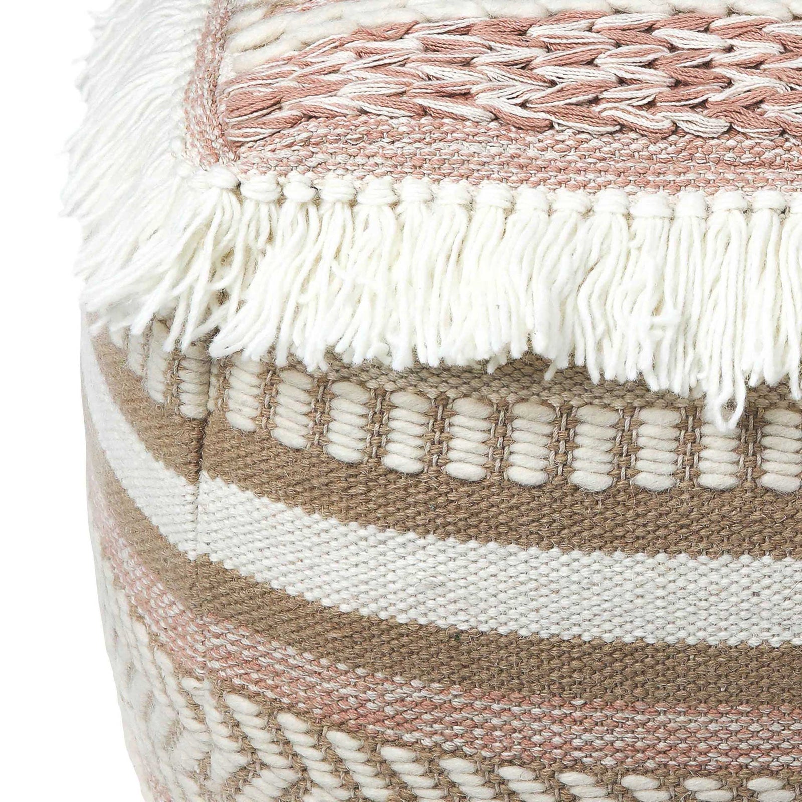 Shaniya Pouf Multi Colored