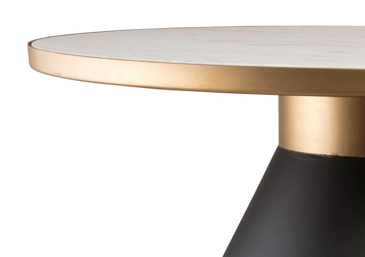 Ricky Marble Coffee Table Black/White