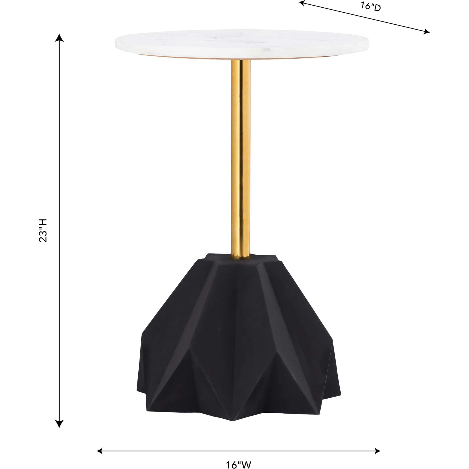 Orlando Side Table Black