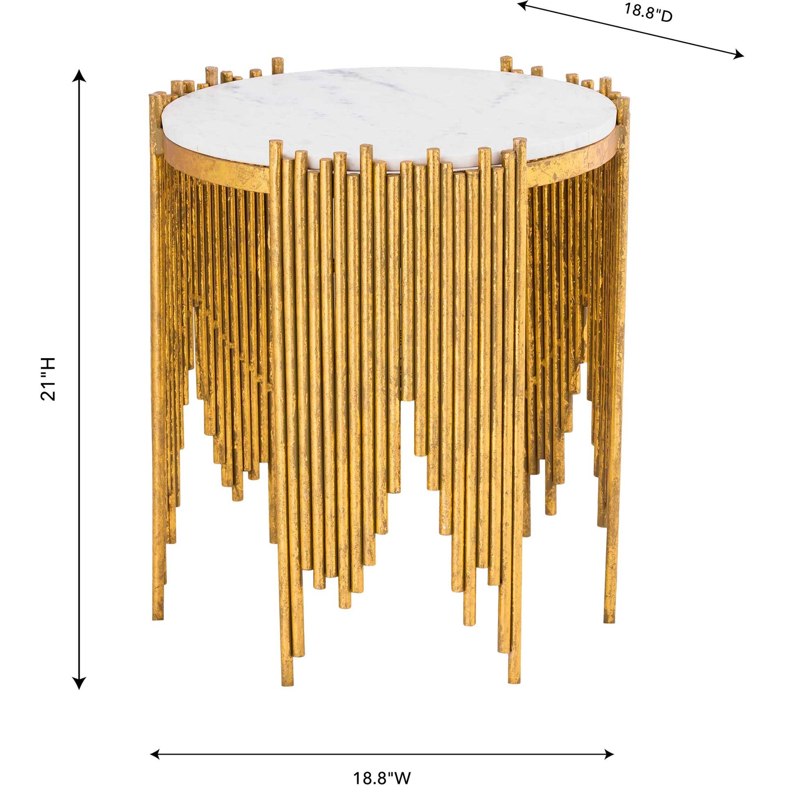 Walai Side Table Gold