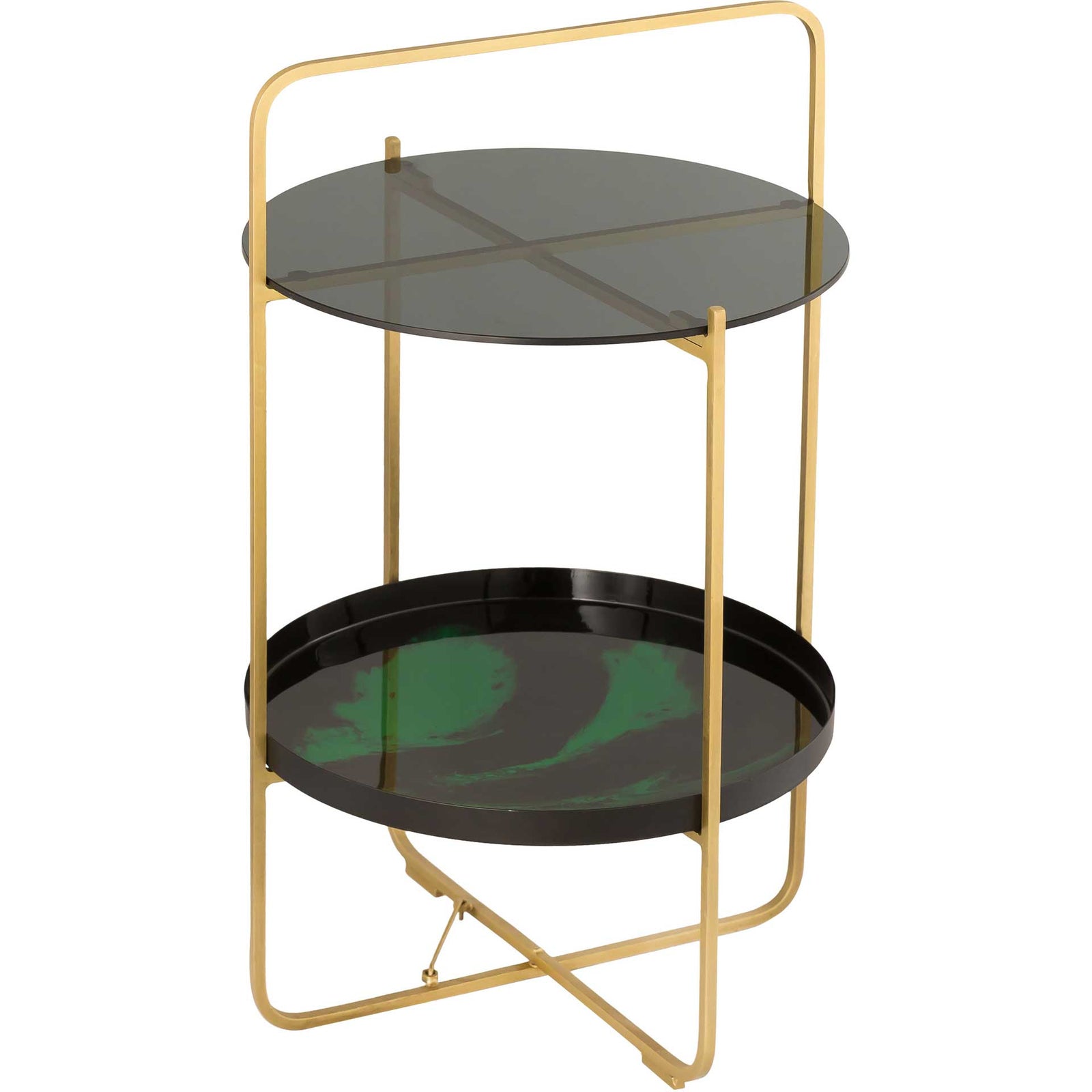 Enamel Side Table Green