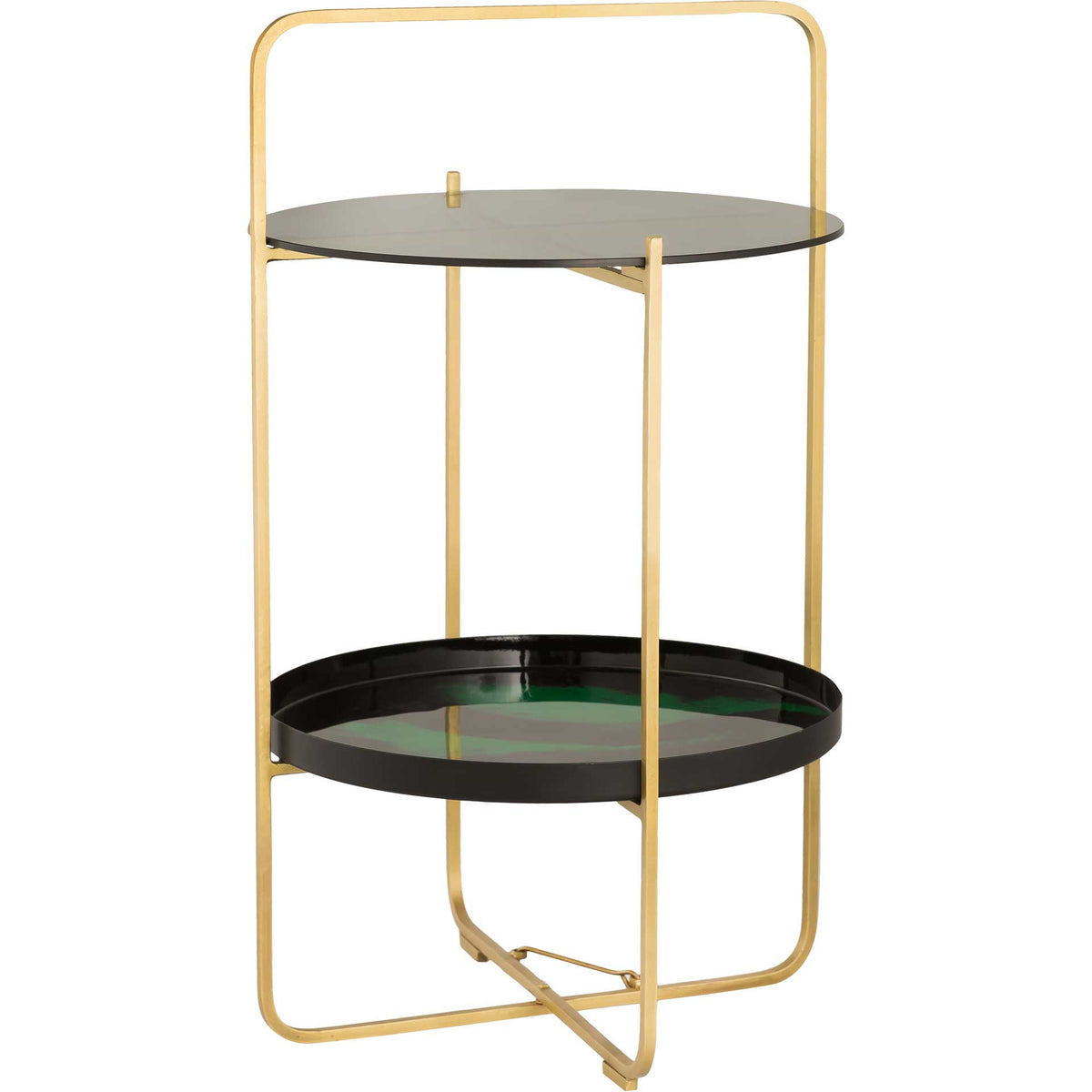Enamel Side Table Green