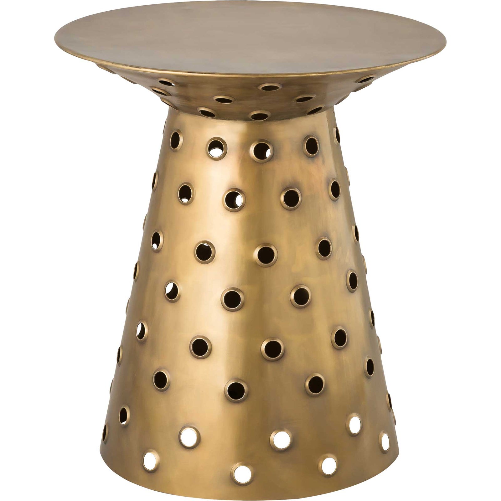 Coco Side Table Antique Brass