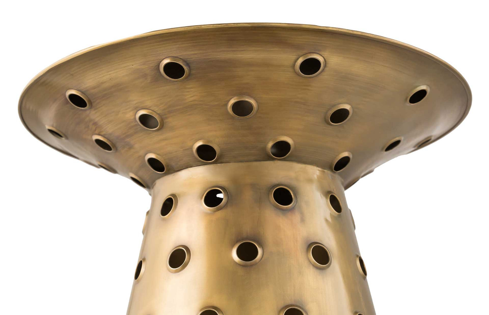 Coco Side Table Antique Brass