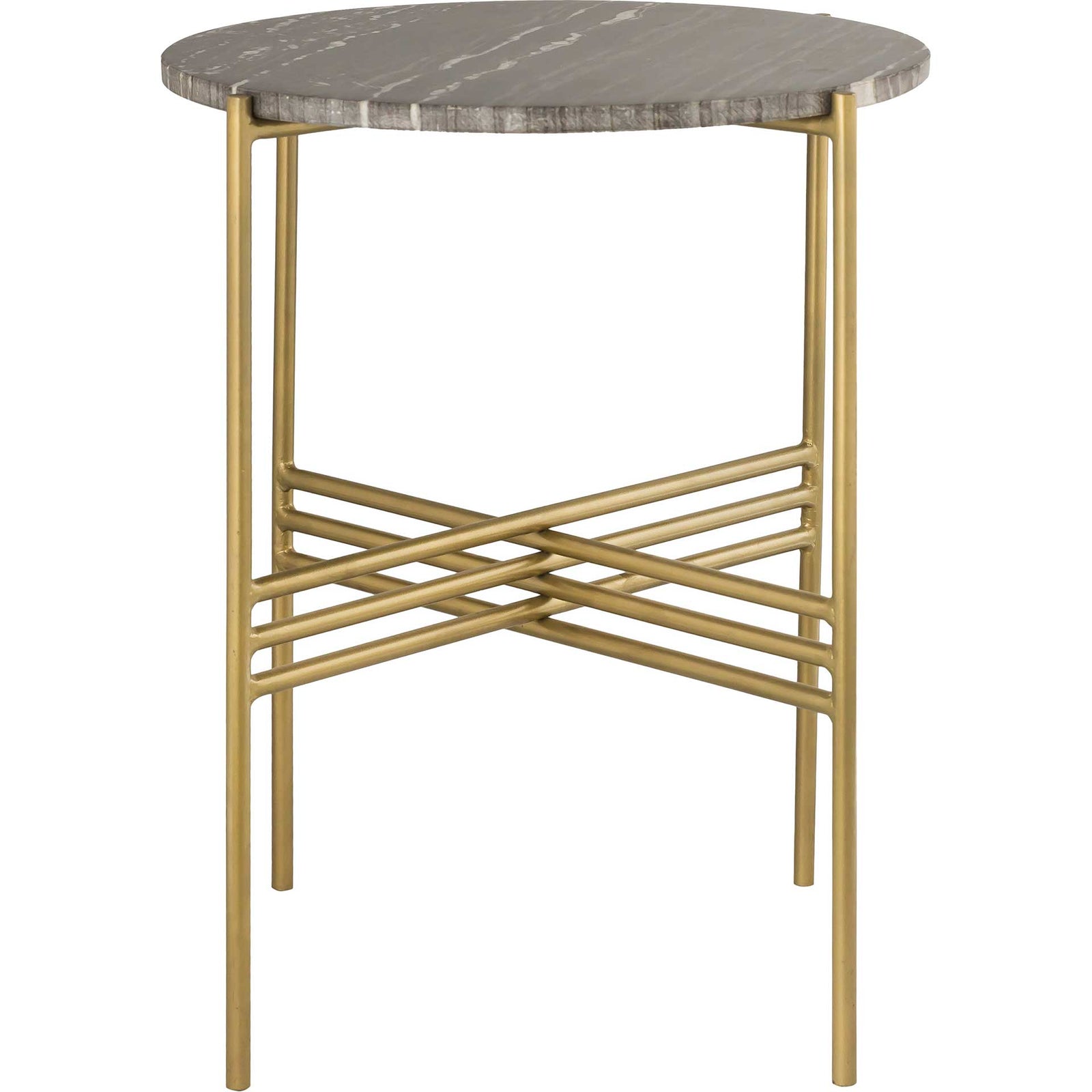 Crispin Side Table Black Marble