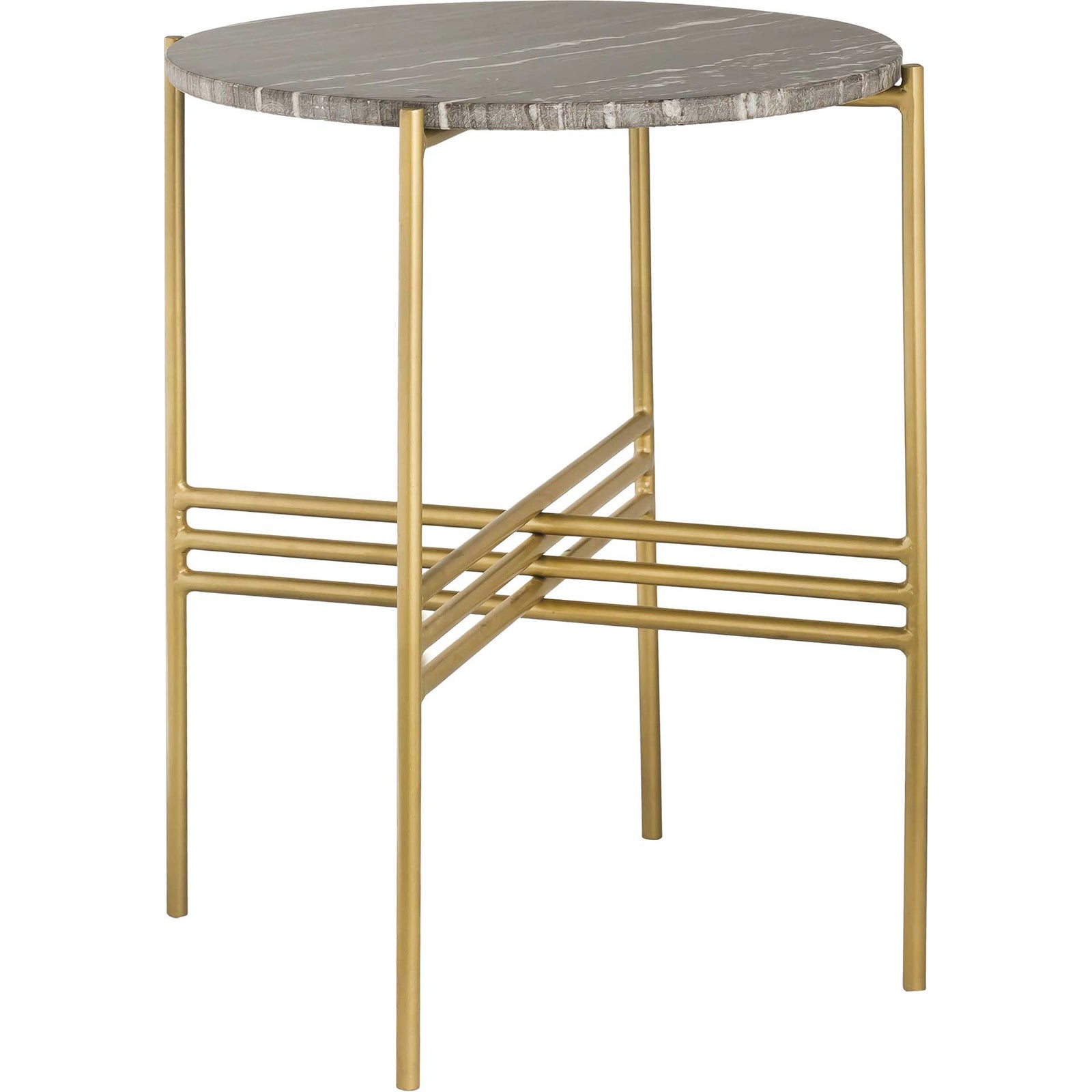 Crispin Side Table Black Marble