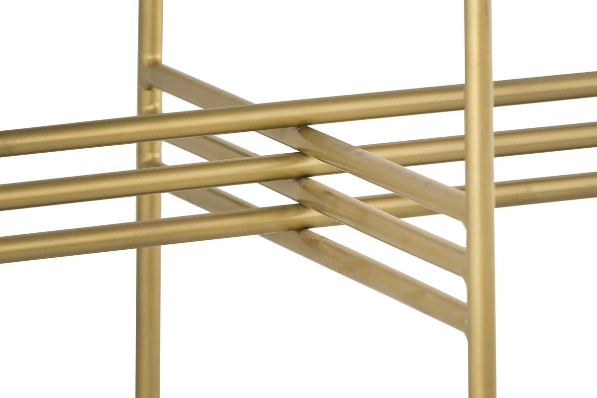 Crispin Side Table Black Marble