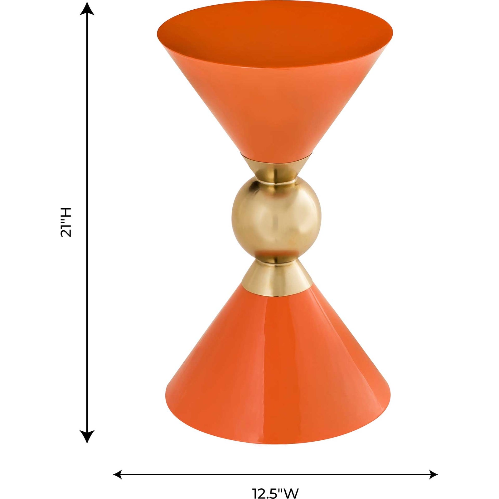 Bain Side Table Orange