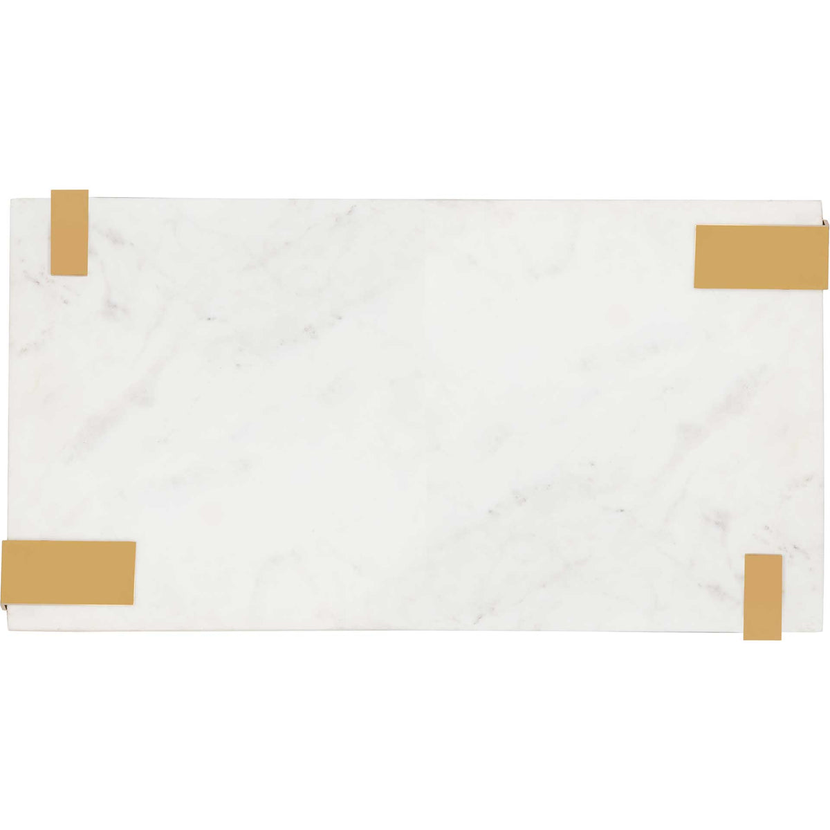 Damari Marble Coffee Table Gold/White