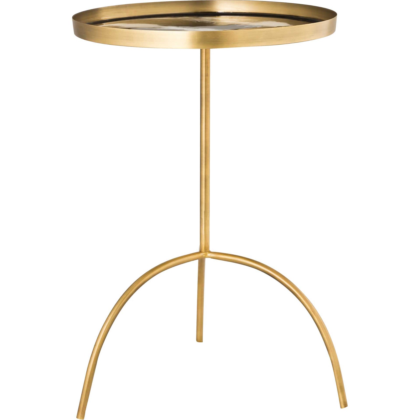 Enamel Accent Table Black/White