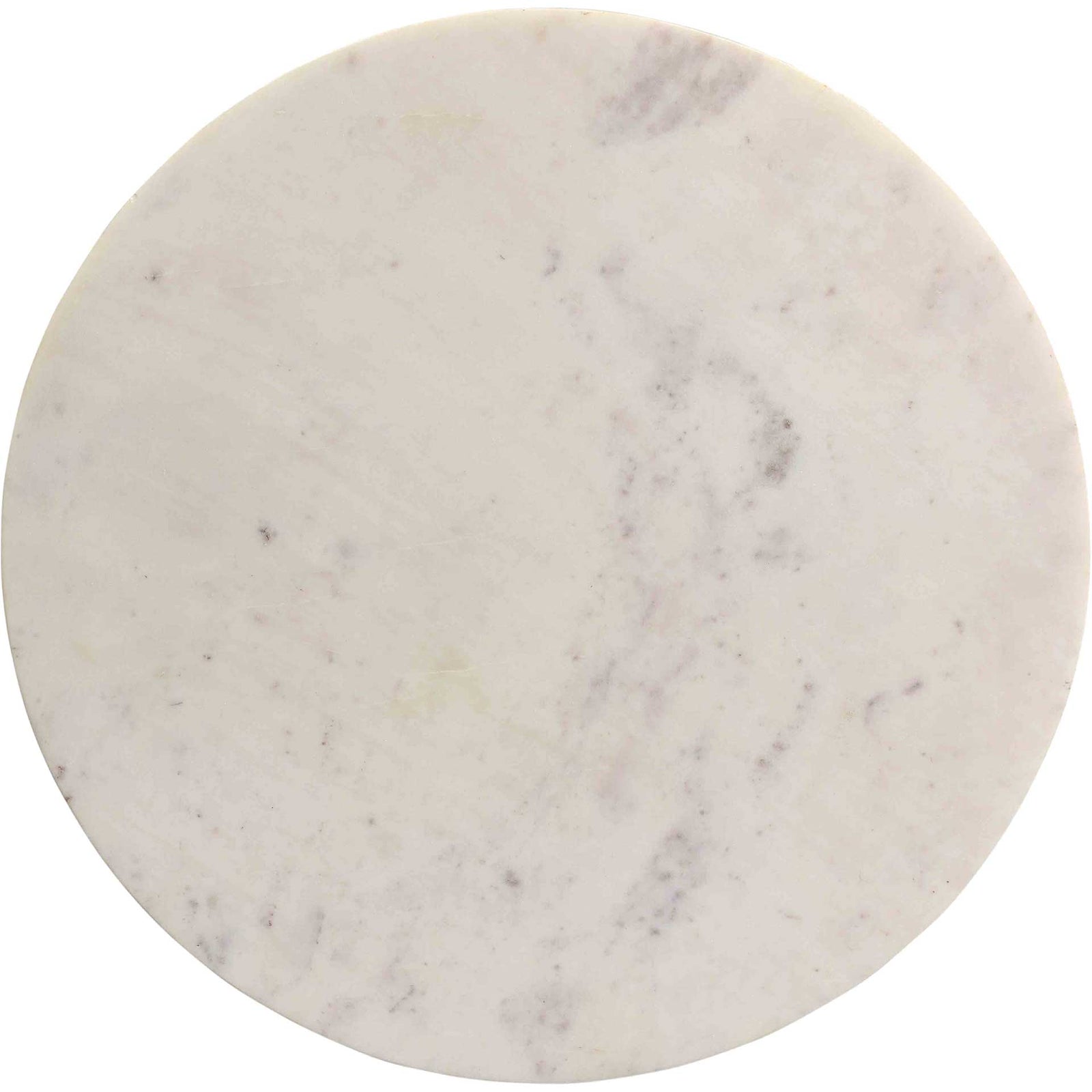 Ingrid Marble Side Table Antique Brass