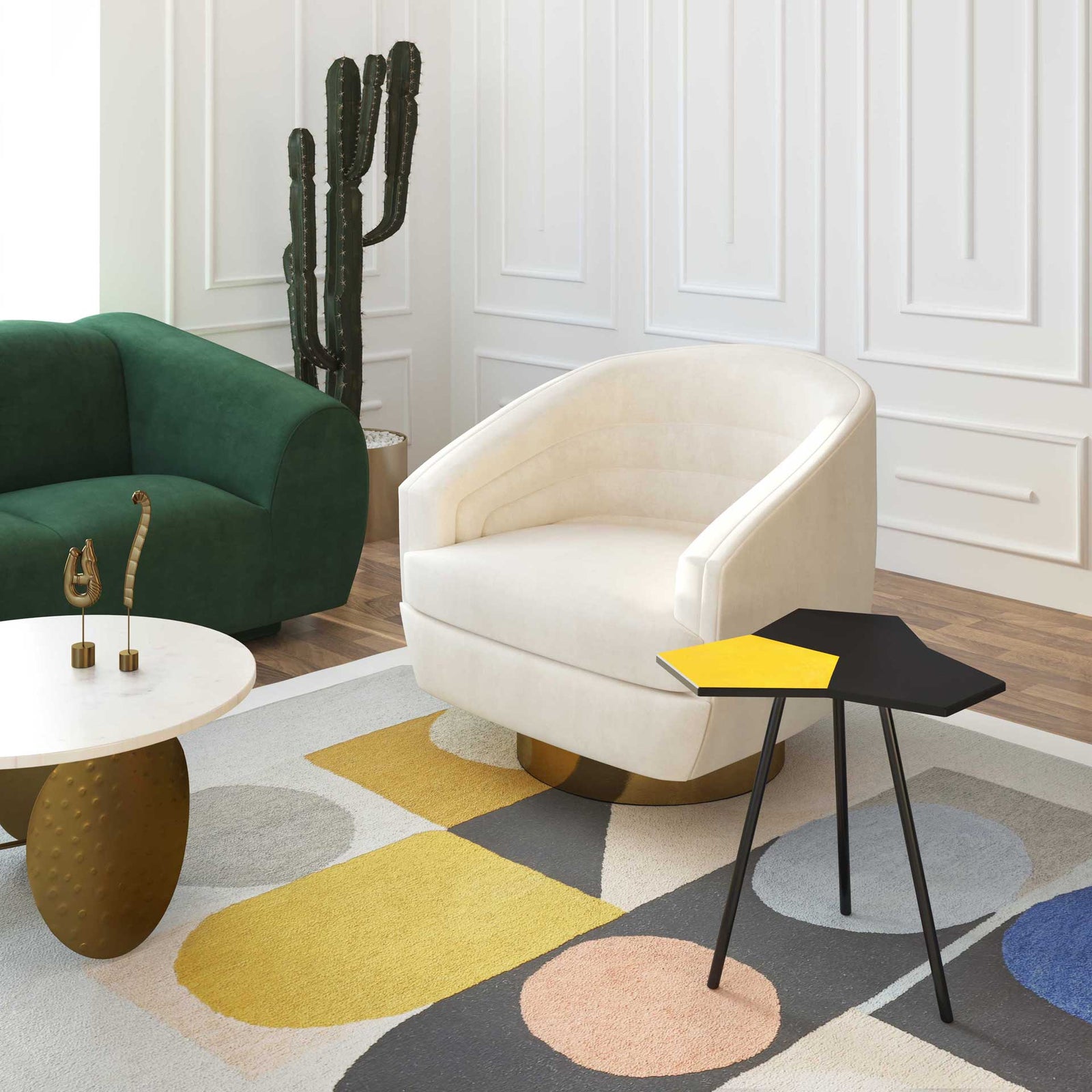 Kailey Side Table Black