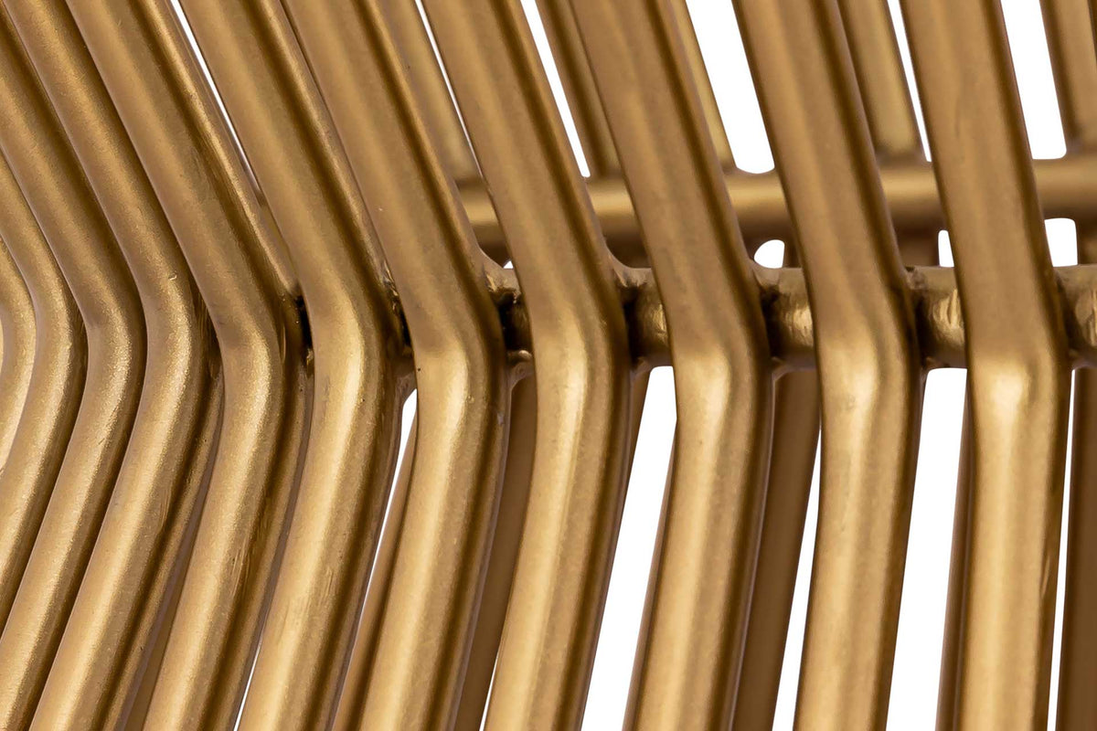 Grady Glass Coffee Table Gold