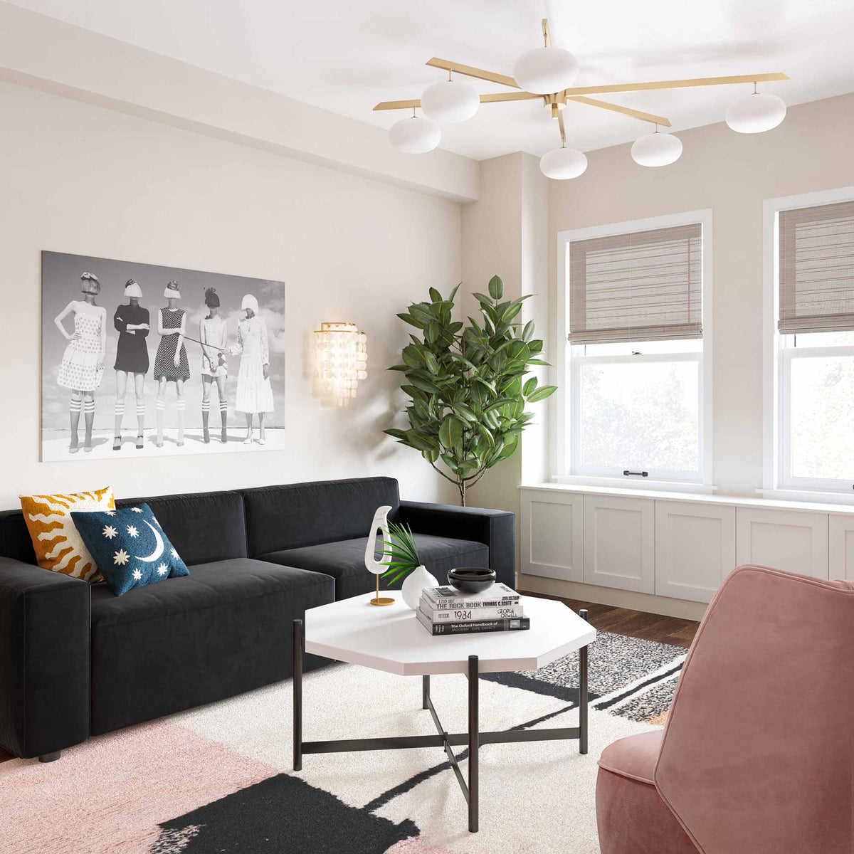 Urika Wooden Coffee Table White