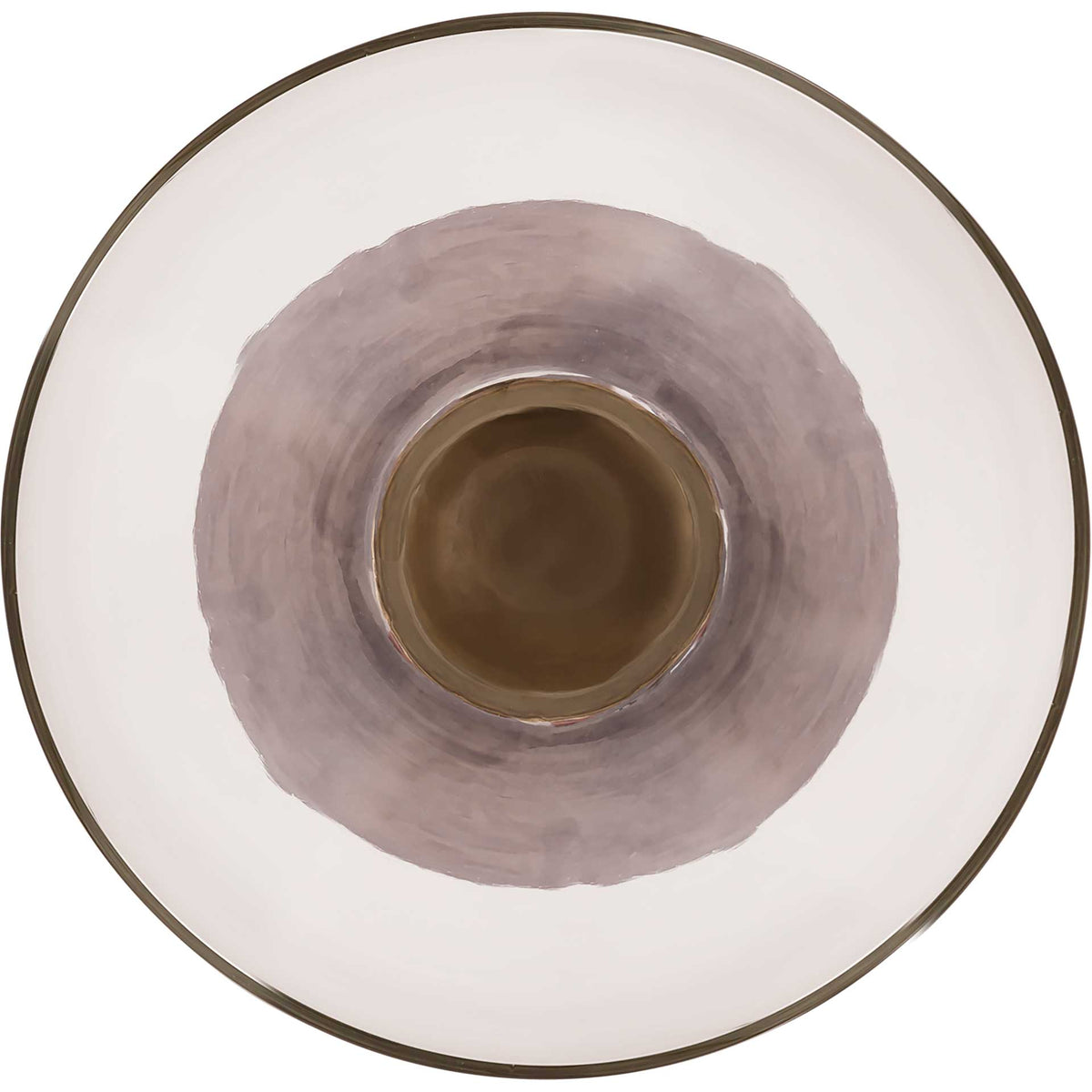 August Side Table Gray/Transparent