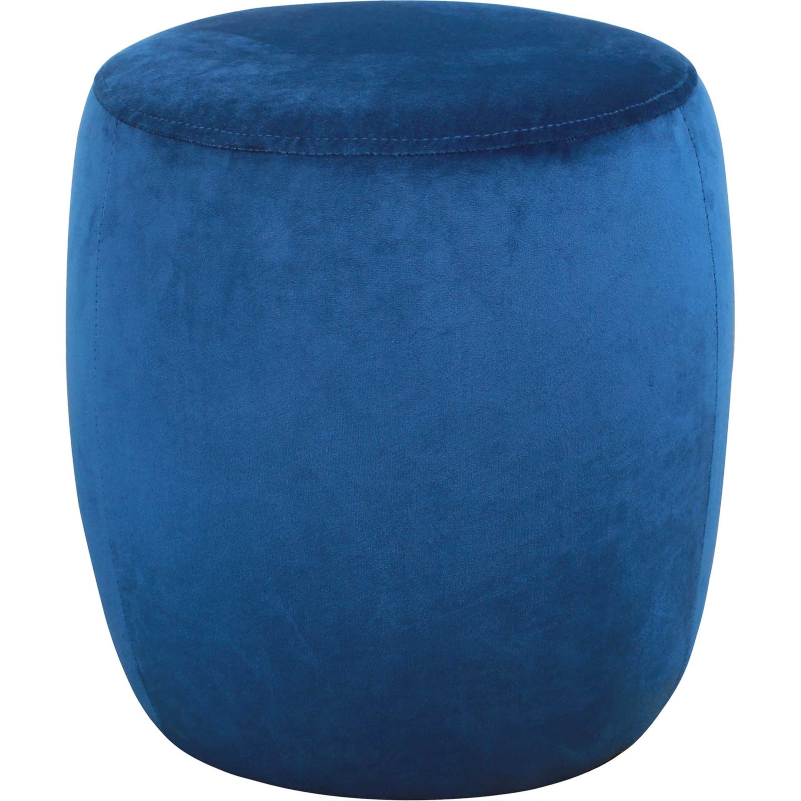Wilder Velvet Ottoman Navy