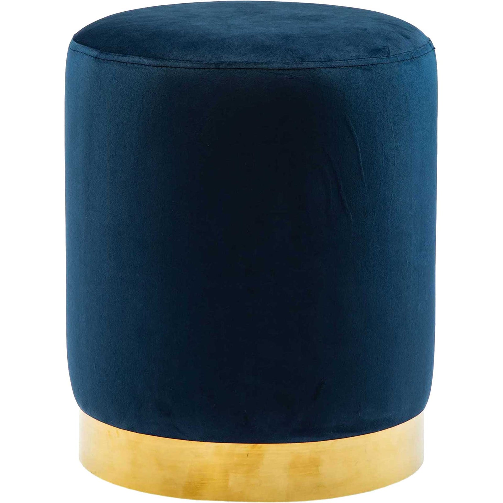 Proclaim Velvet Ottoman Navy