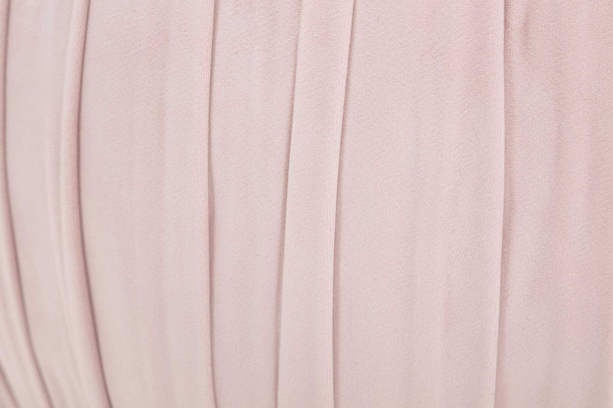 Flower Velvet Storage Ottoman Blush