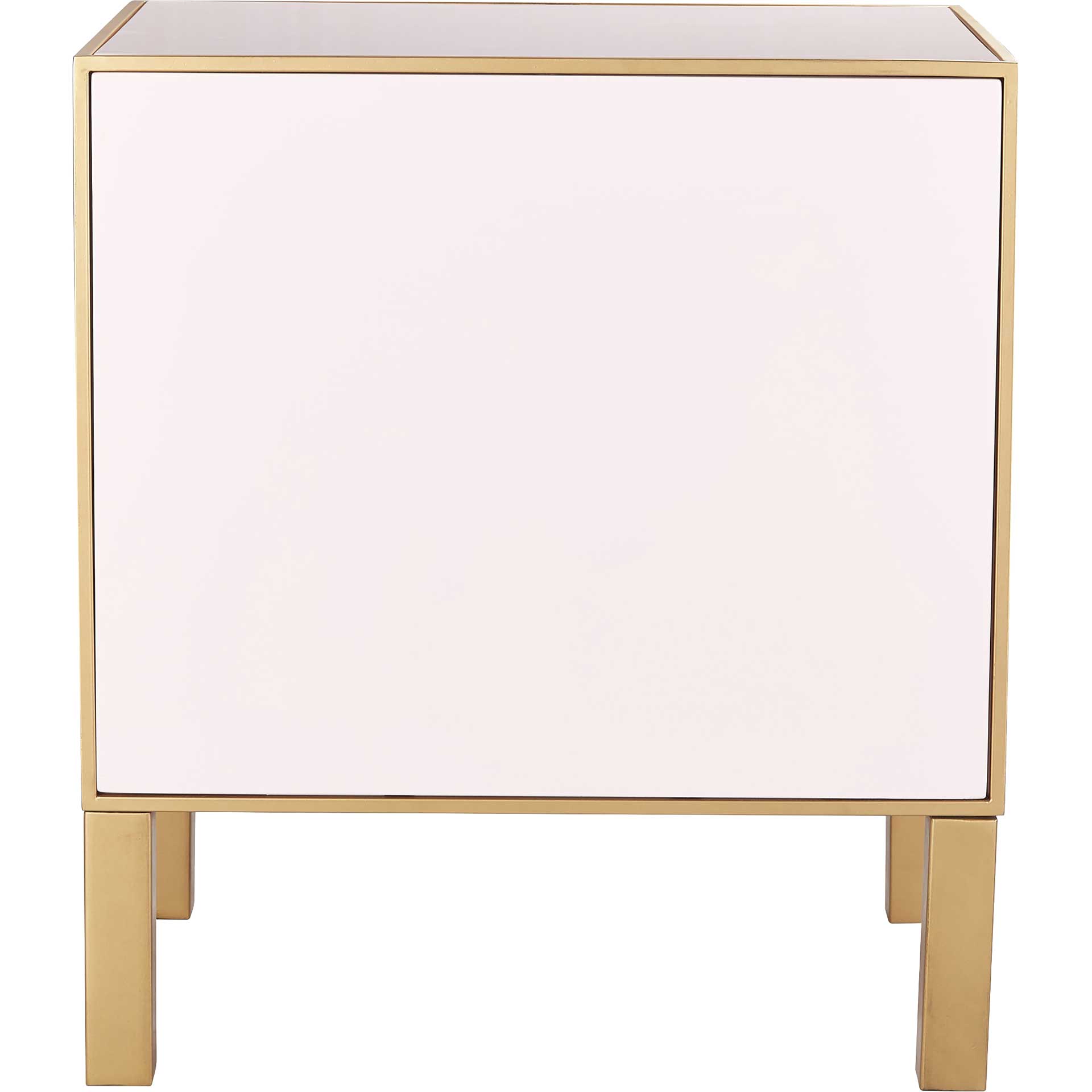 Emirah Lacquer Side Table Pink