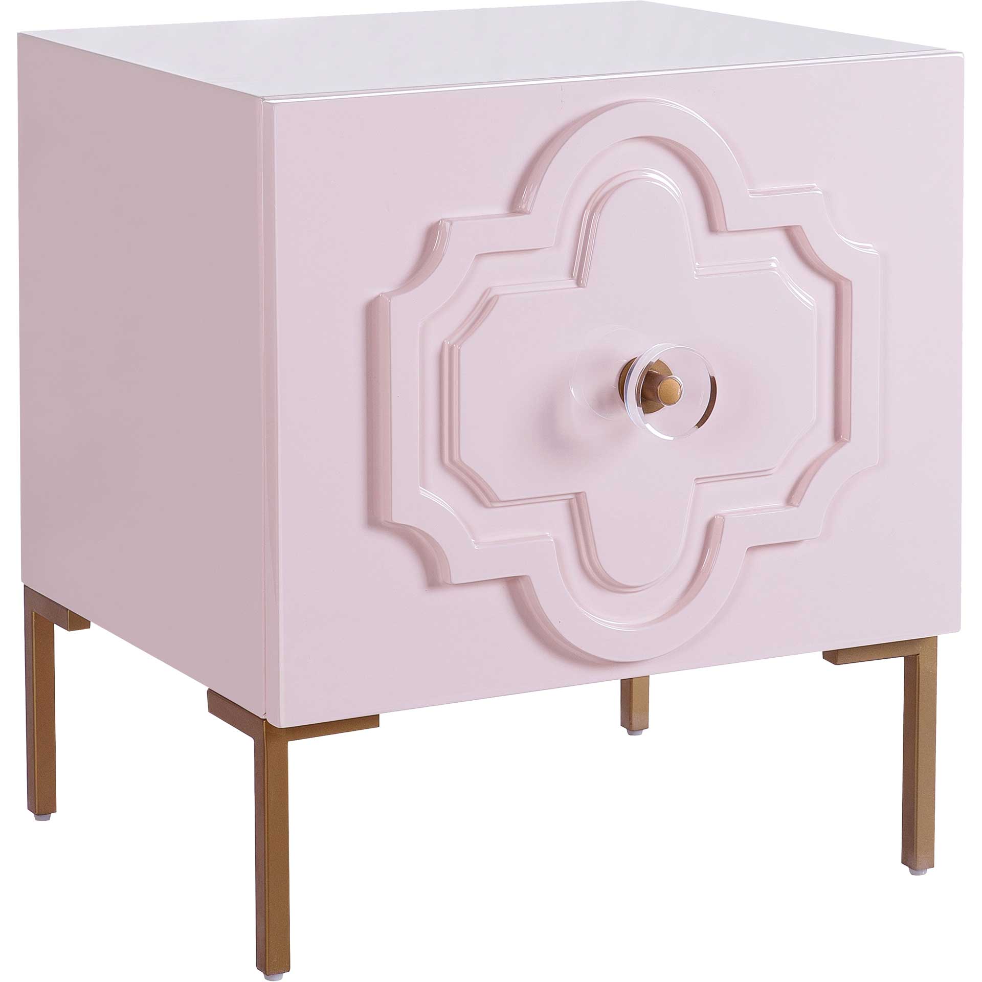 Analiz Lacquer Side Table Pink