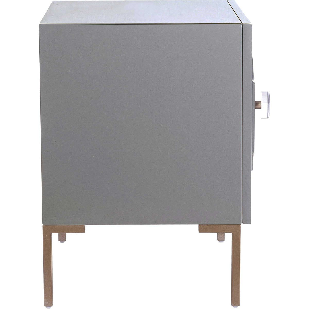 Analiz Lacquer Side Table Gray