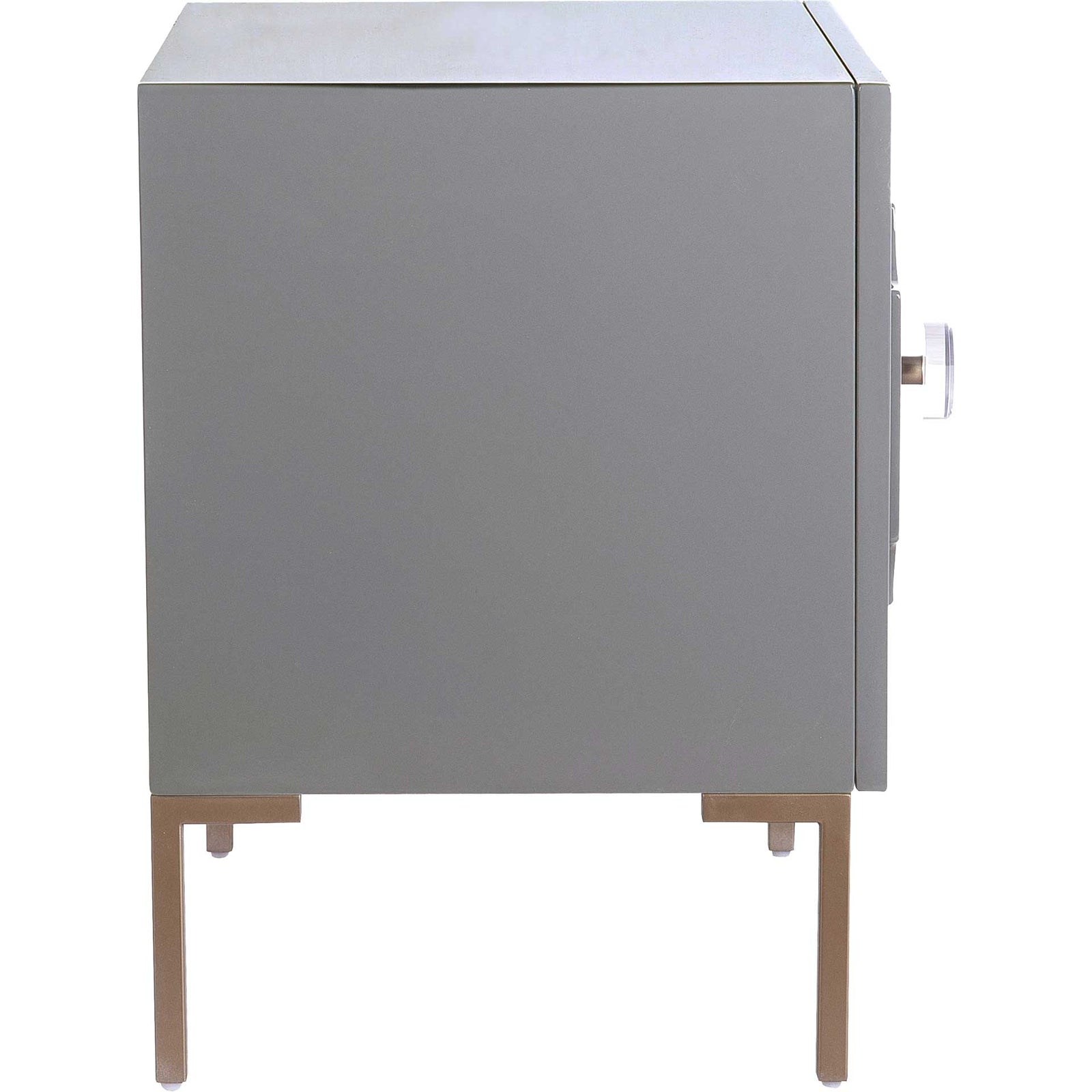 Analiz Lacquer Side Table Gray