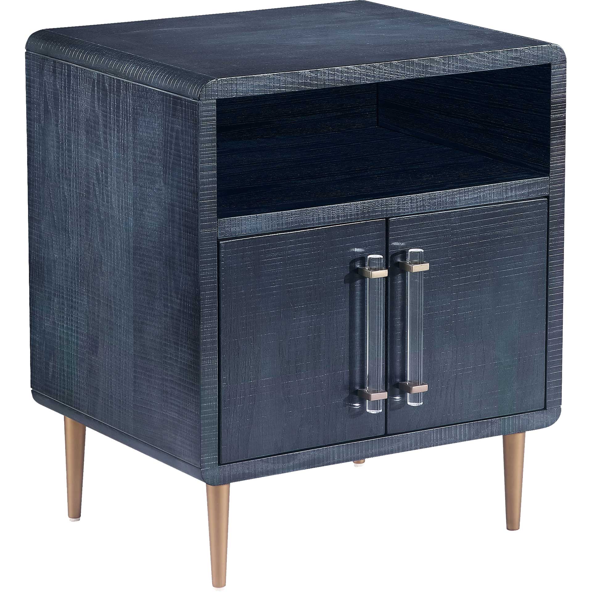 Madelyn Lacquer Side Table Indigo