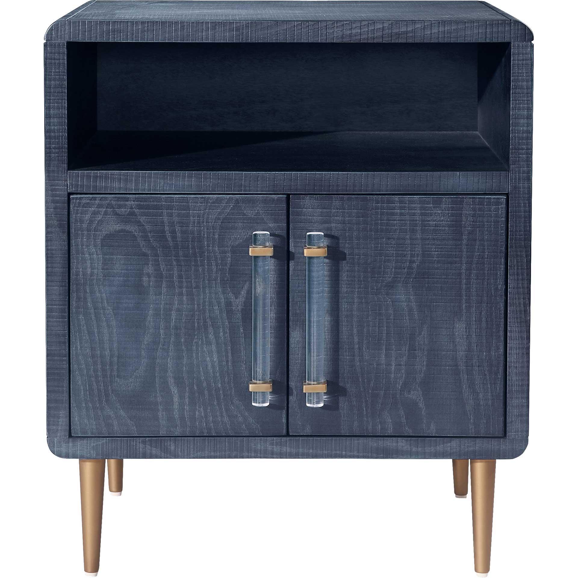 Madelyn Lacquer Side Table Indigo