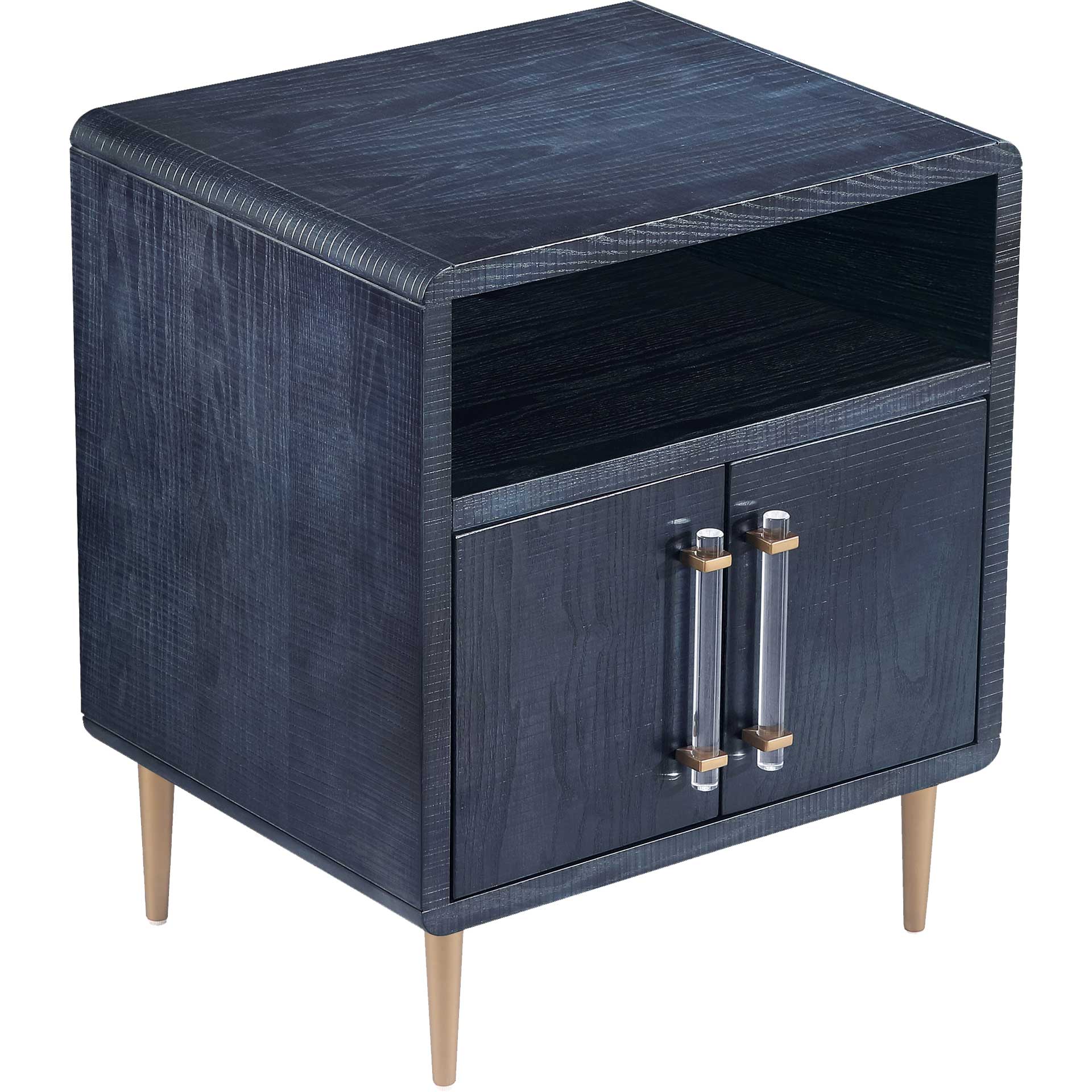 Madelyn Lacquer Side Table Indigo