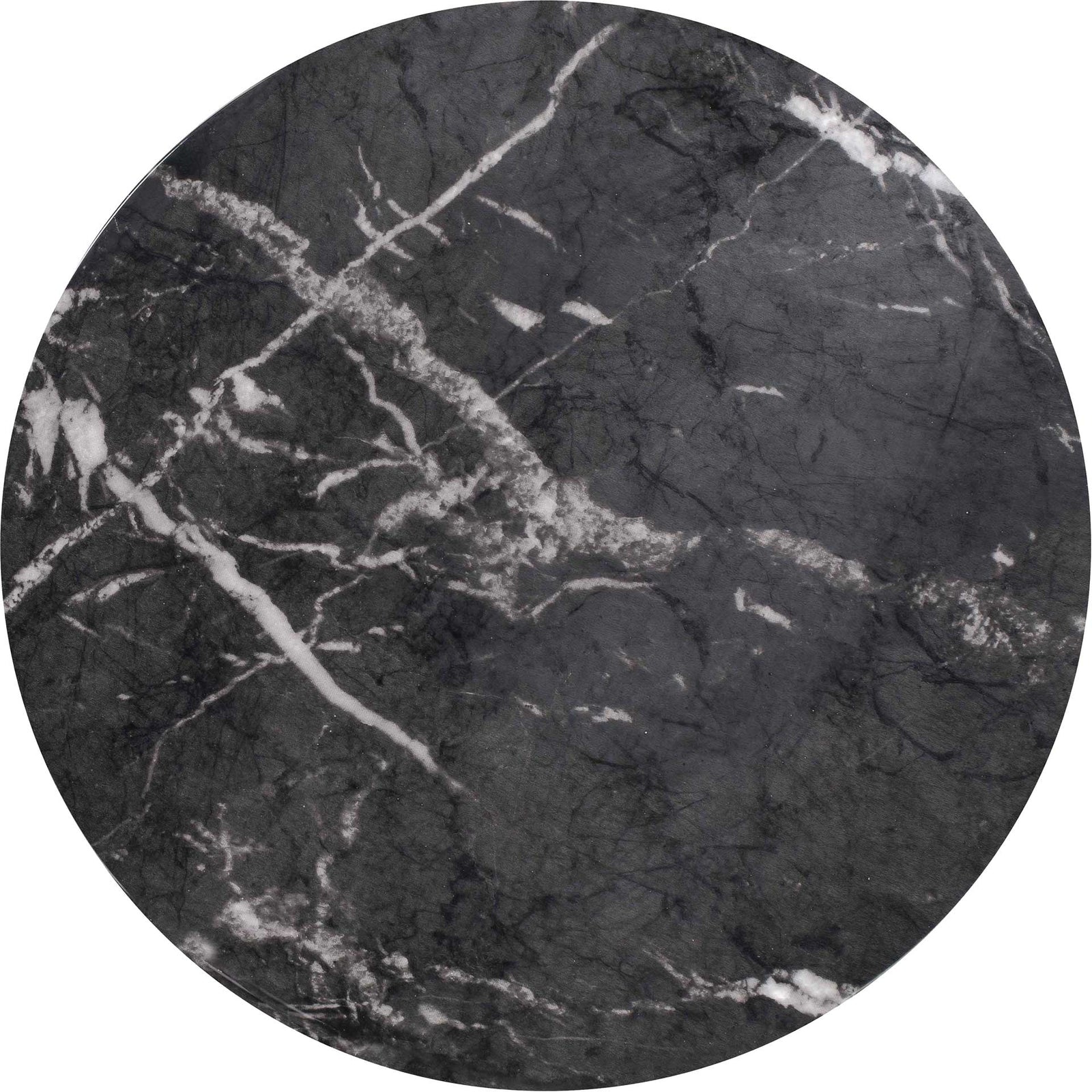 Rulan Marble Side Table Black