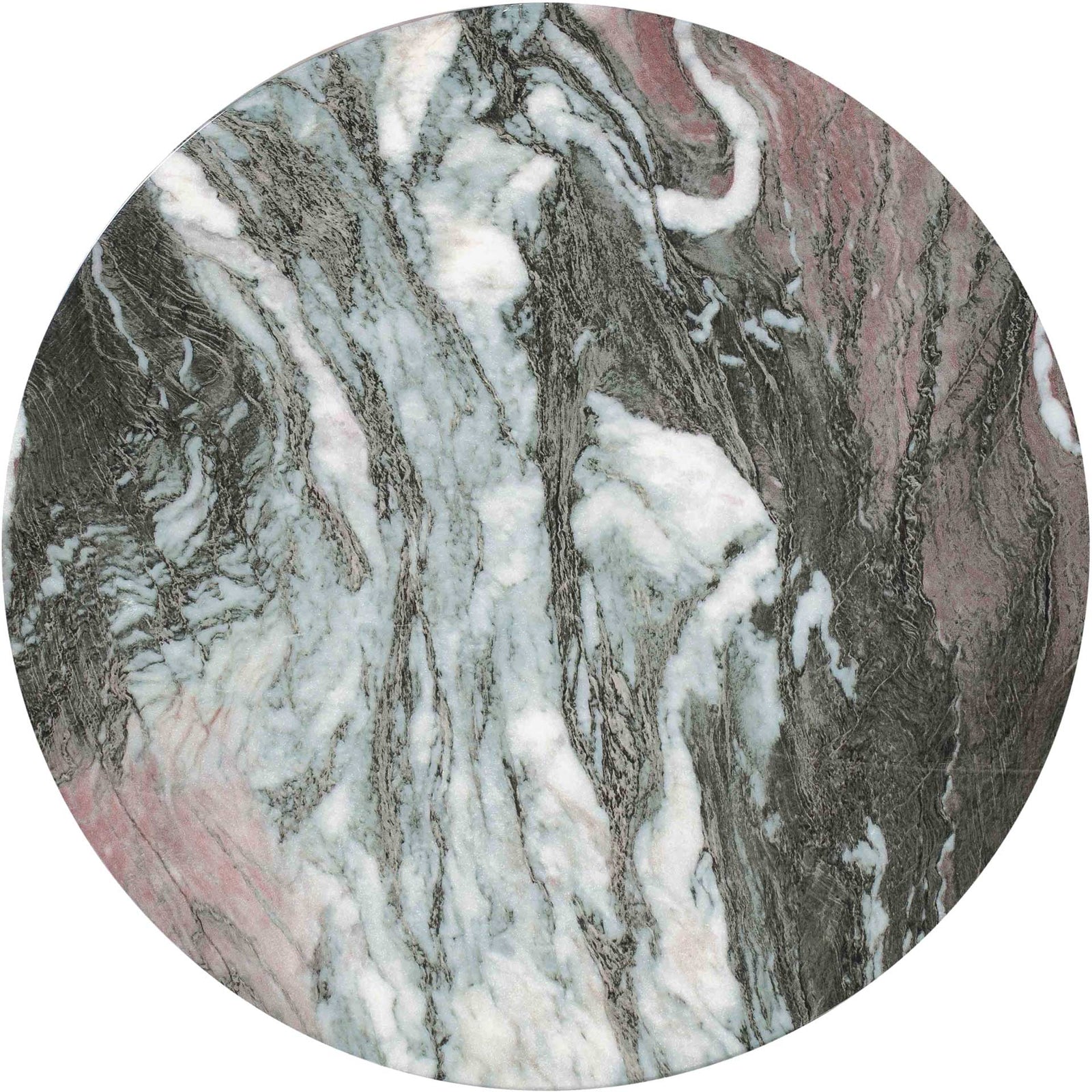 Rulan Marble Side Table Gray