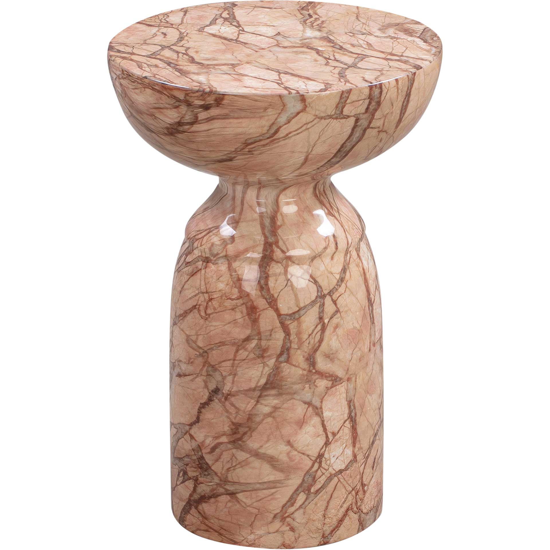 Rulan Marble Side Table Sunset