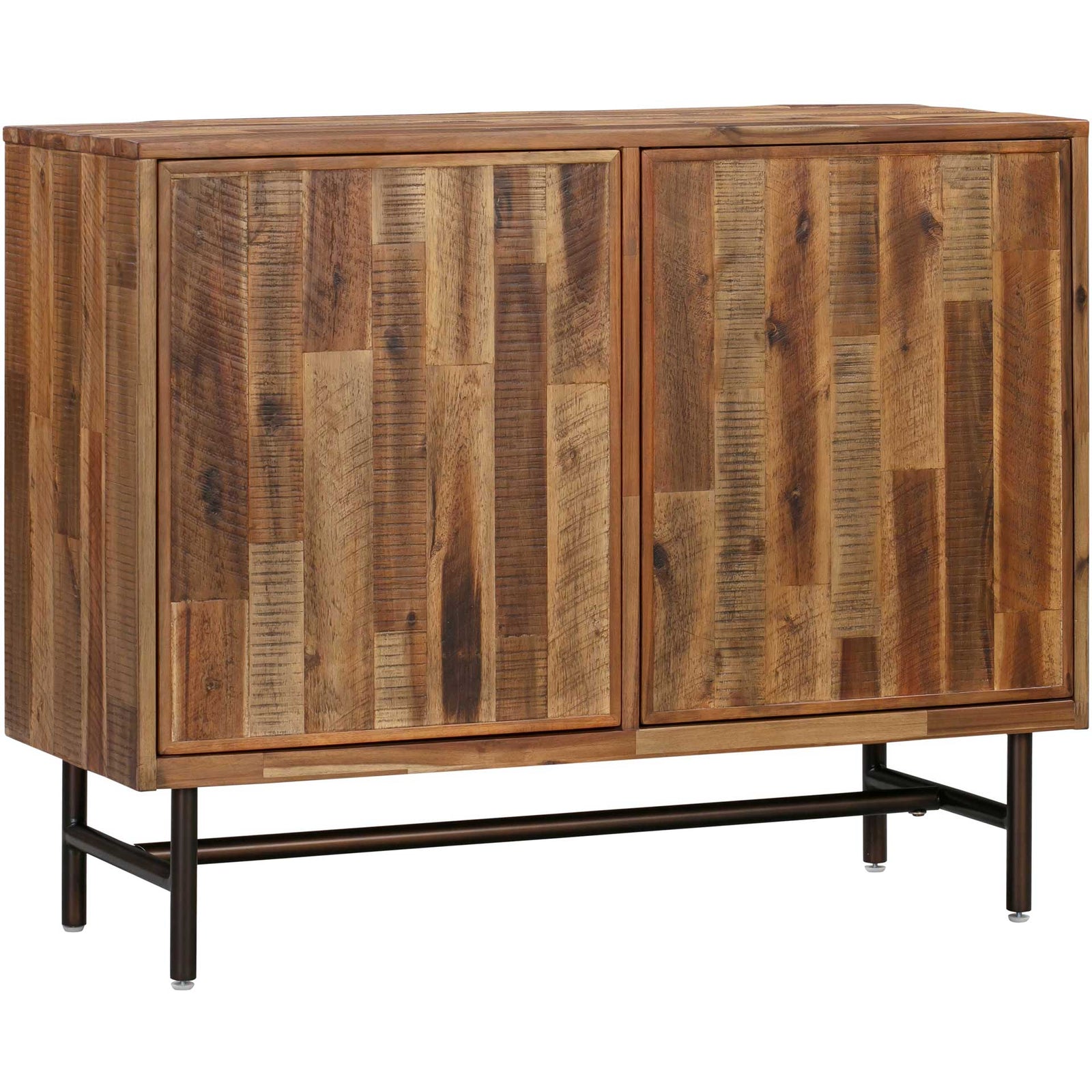 Boston Wooden Accent Cabinet Brown