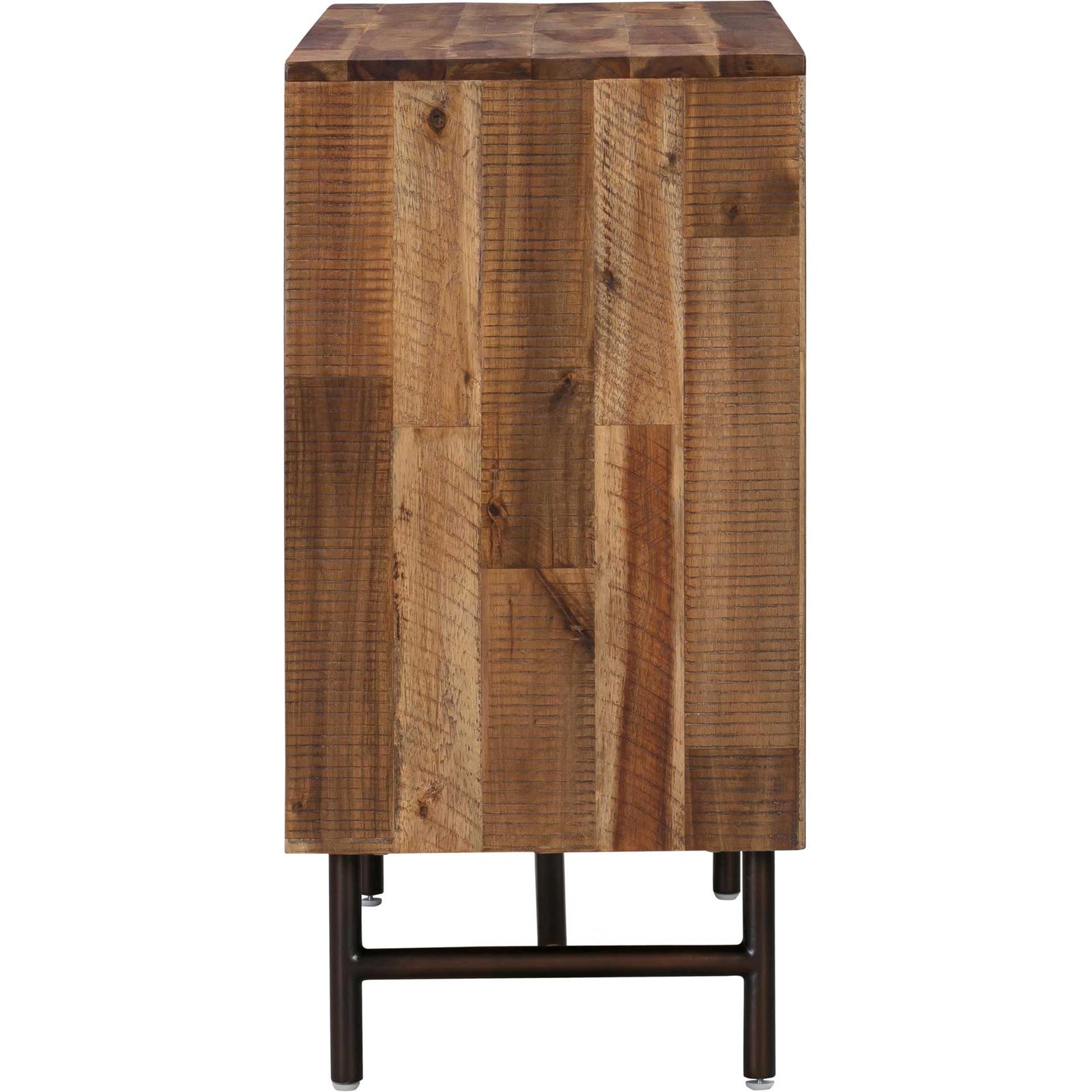 Boston Wooden Accent Cabinet Brown
