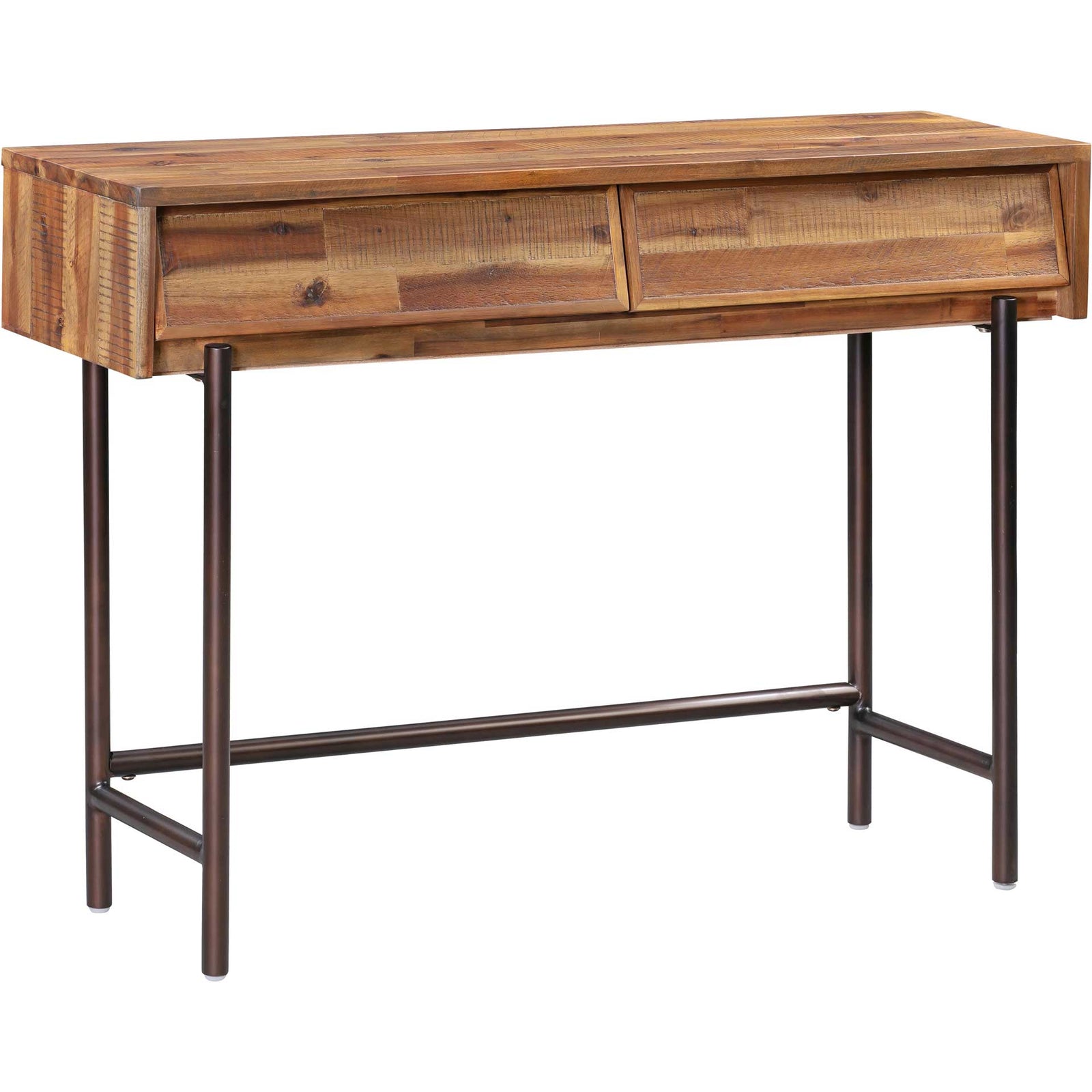 Boston Wooden Console Table Rustic/Dark Brown