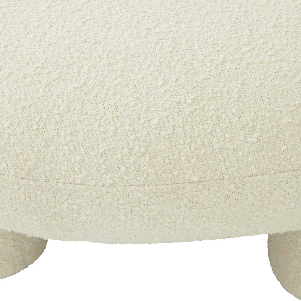 Dillon Boucle Ottoman Cream