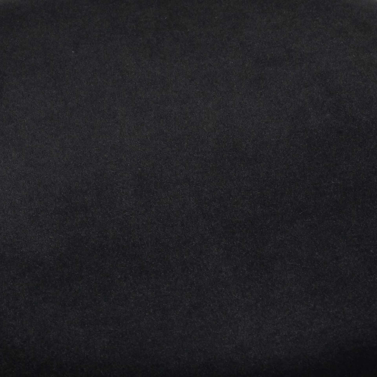 Maeve Tasseled Ottoman Black
