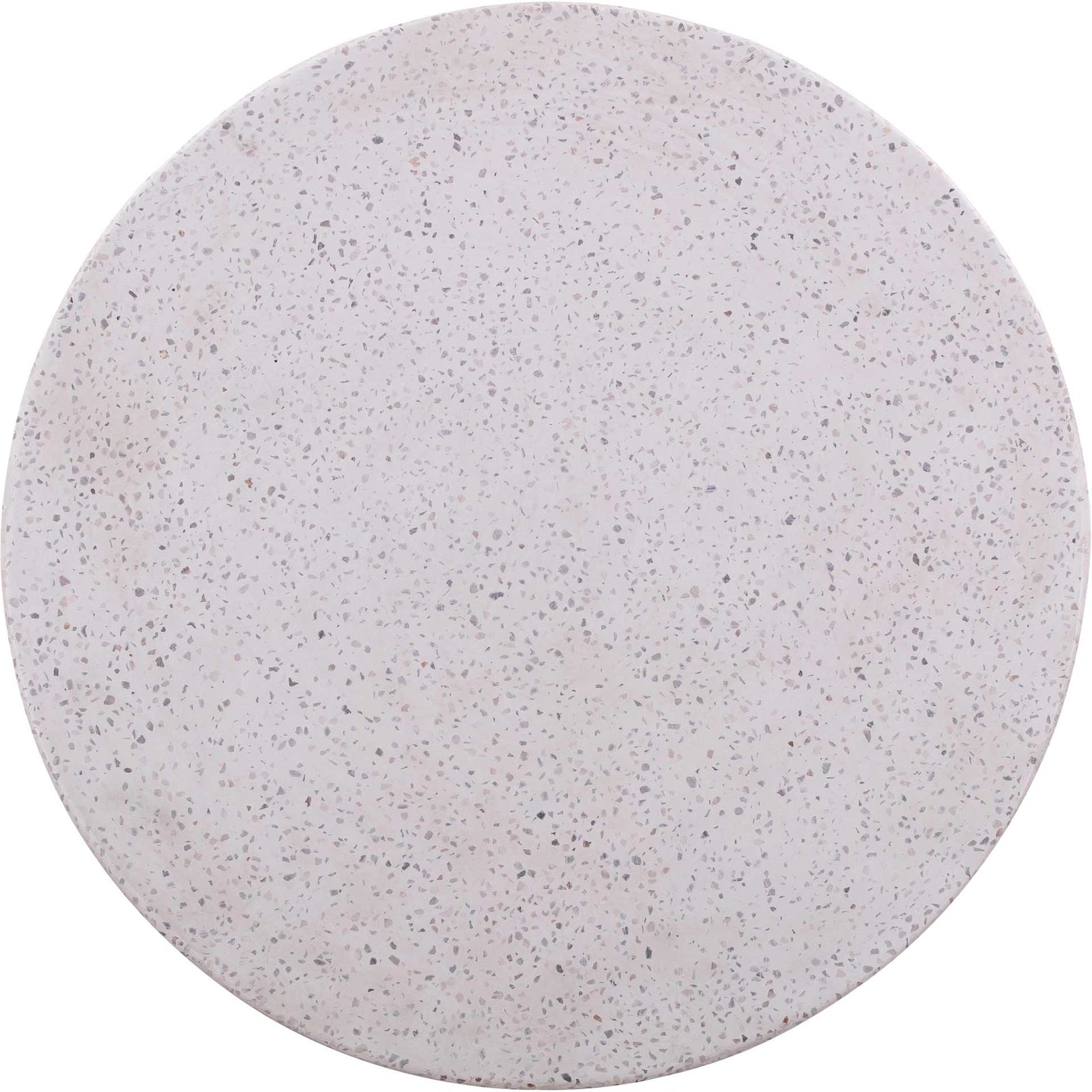 Tegan Light Speckled Side Table Gray