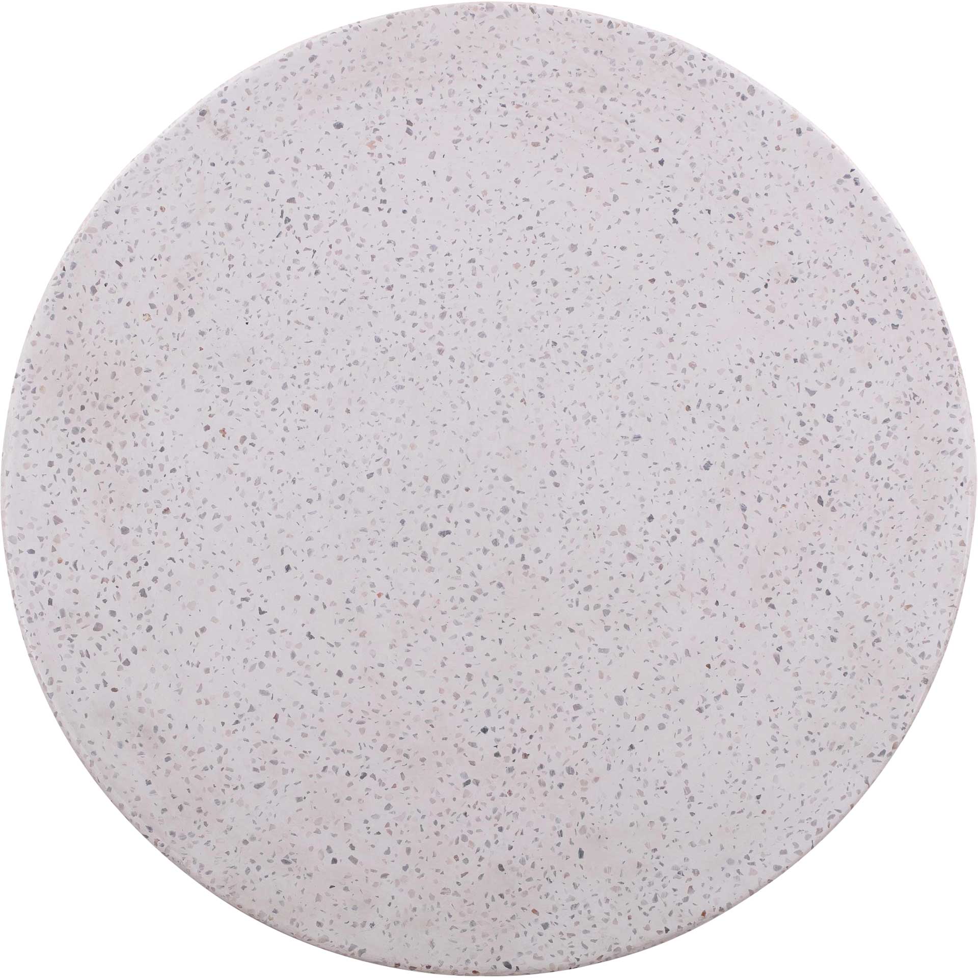 Tegan Light Speckled Side Table Gray