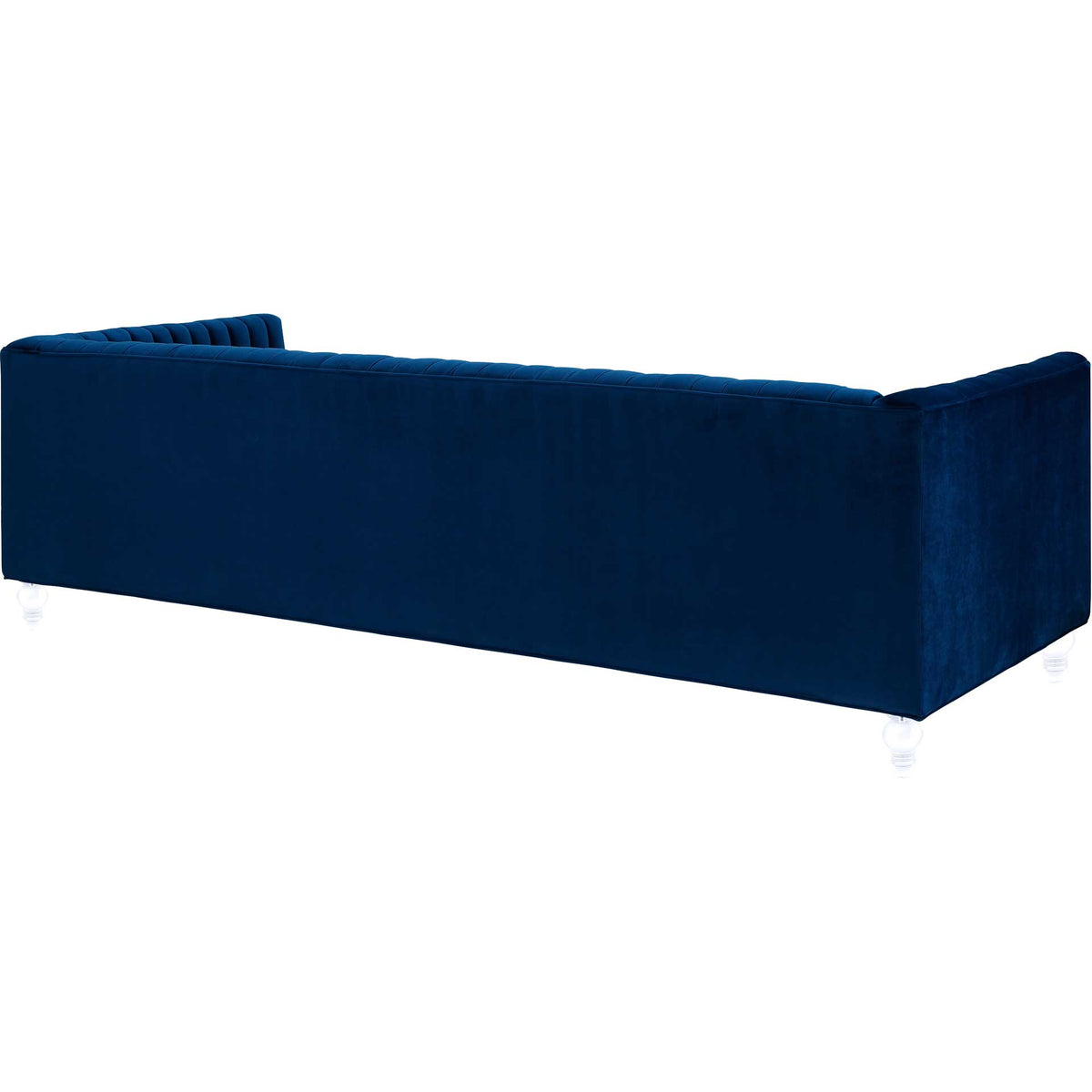 Aviate Velvet Sofa Blue