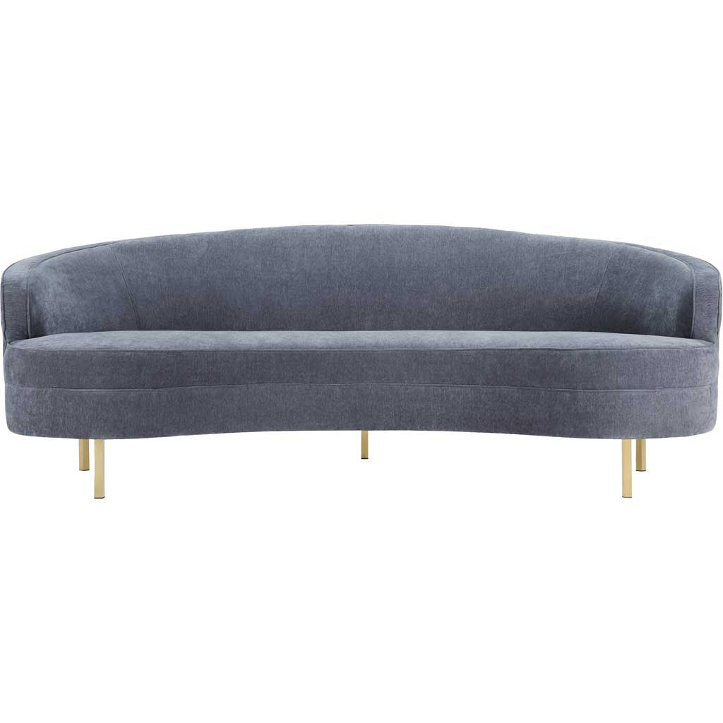 Bagneux Velvet Sofa Gray