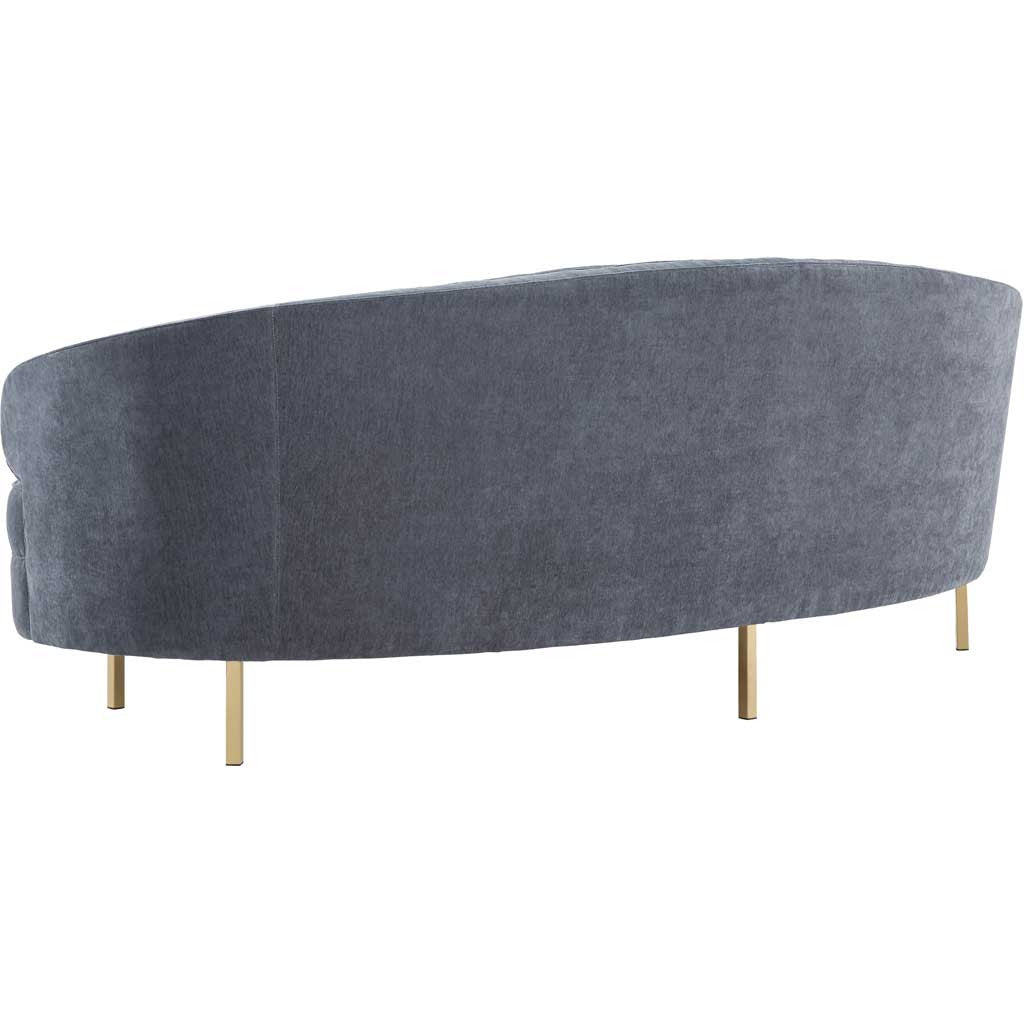 Bagneux Velvet Sofa Gray