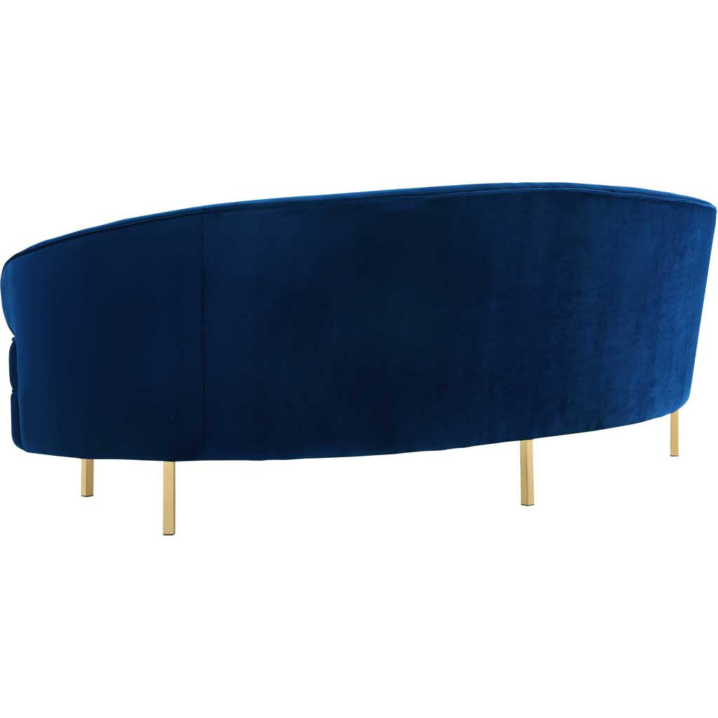Bagneux Velvet Sofa Navy