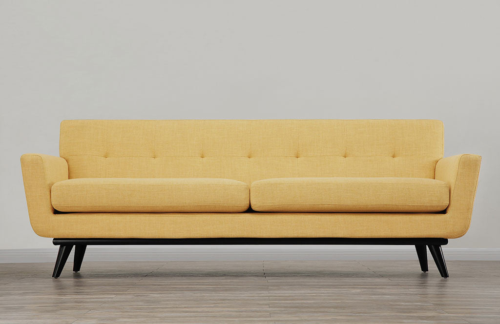 Jarvis Linen Sofa Mustard Yellow