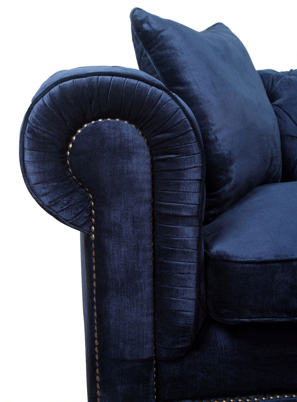 Norwood Navy Velvet Sofa