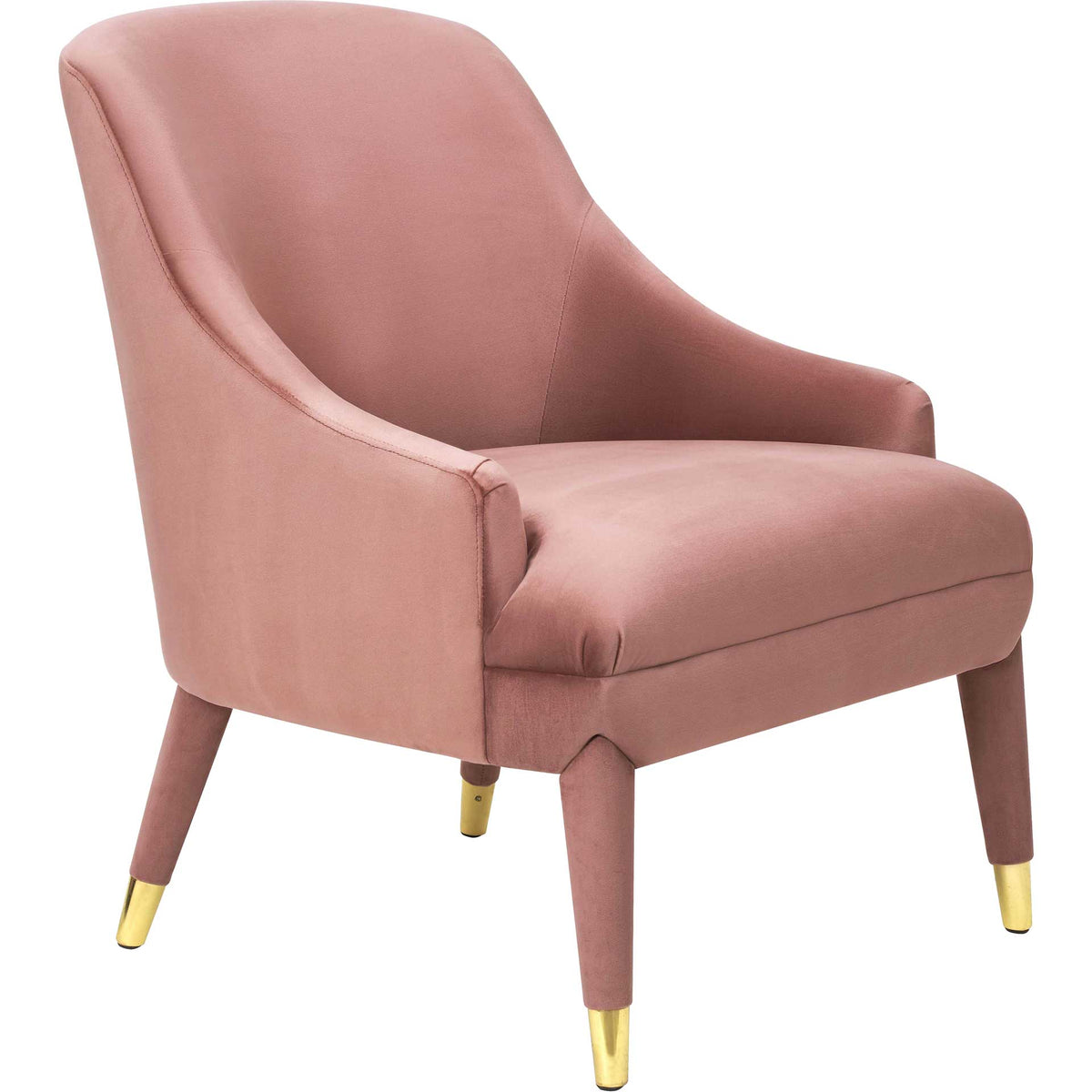 Orion Velvet Chair Dusty Rose