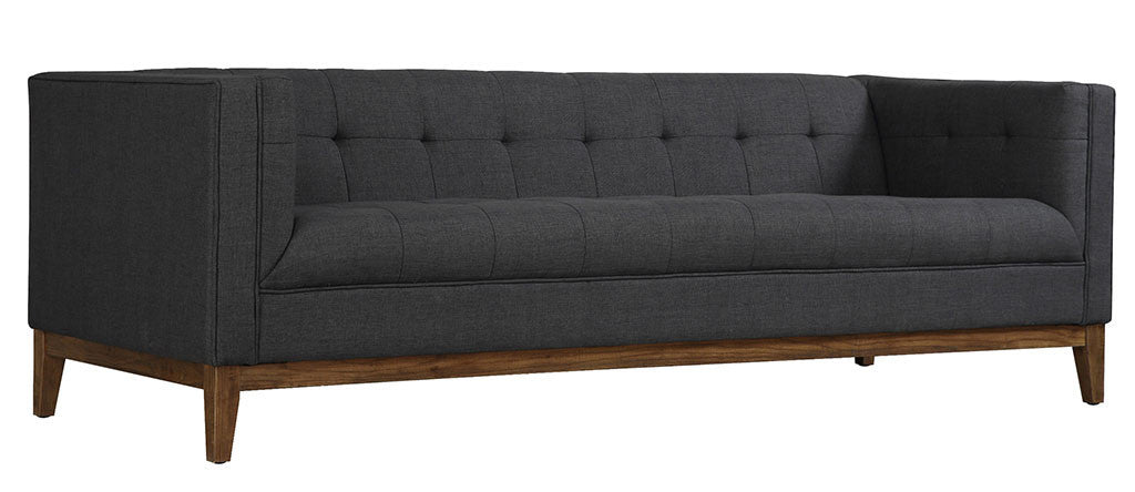 Galio Linen Sofa Gray