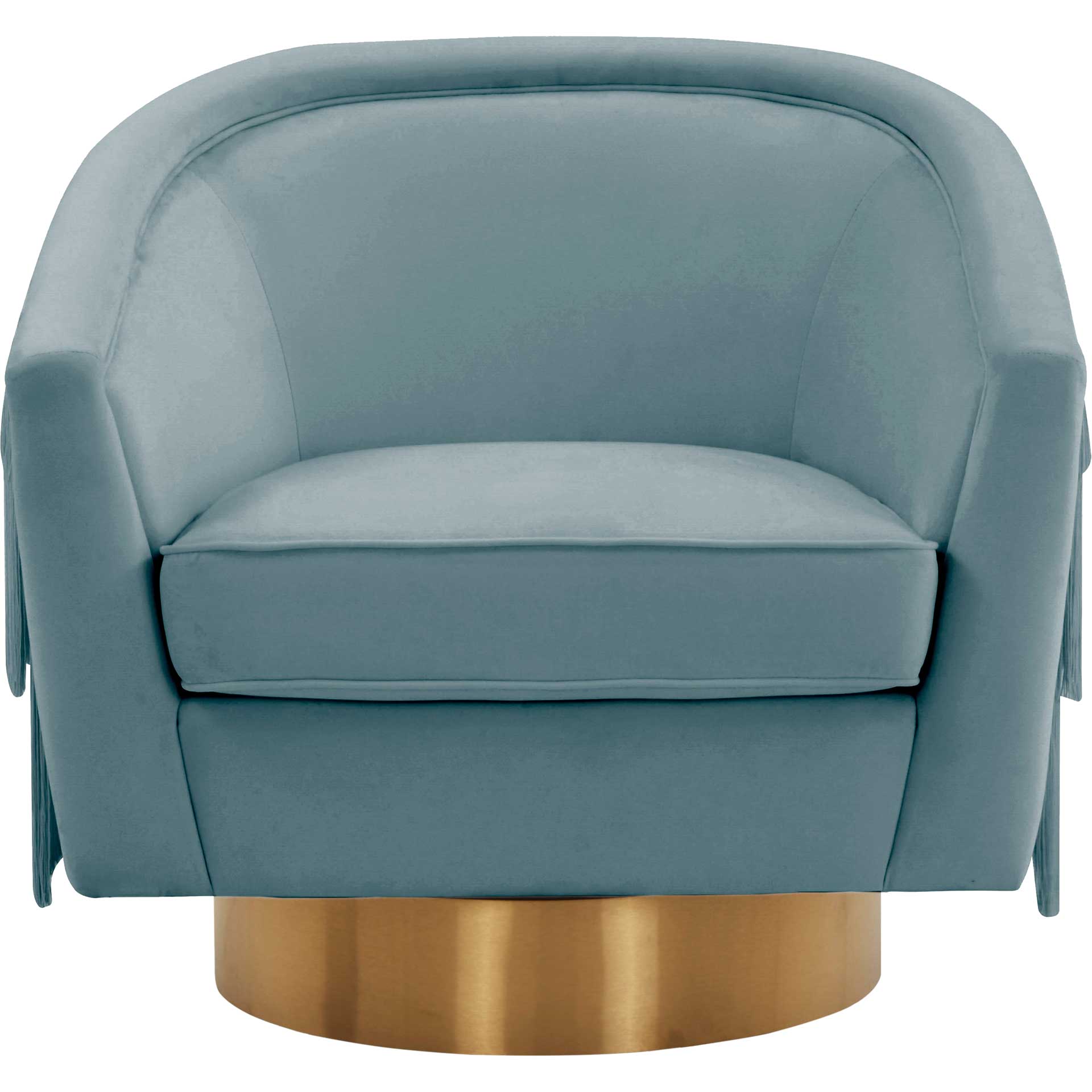 Fleur Swivel Chair Bluestone