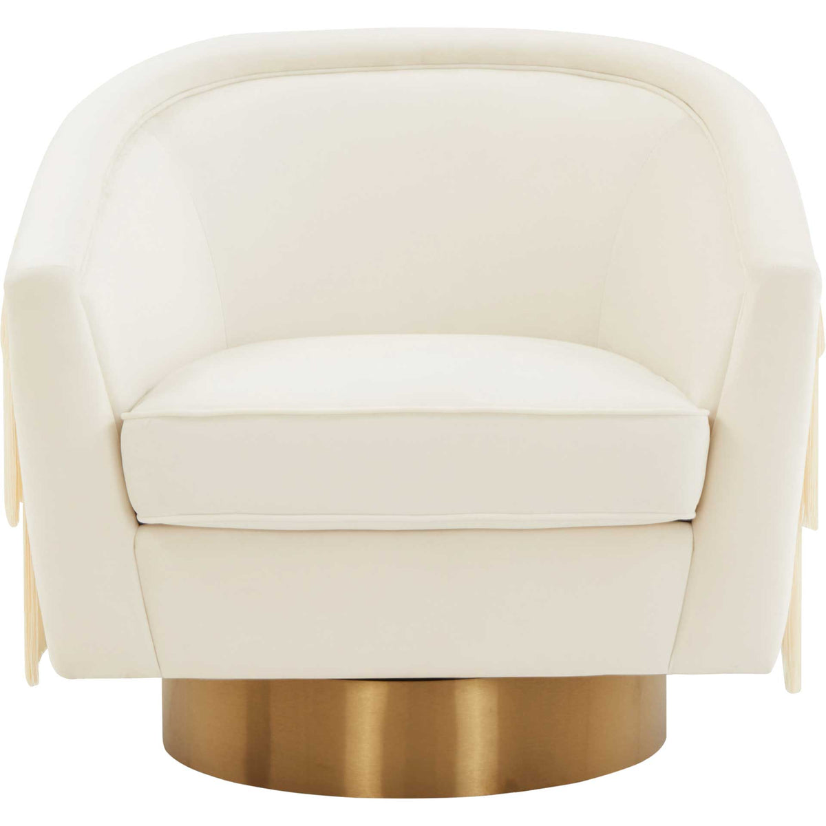 Fleur Swivel Chair Cream
